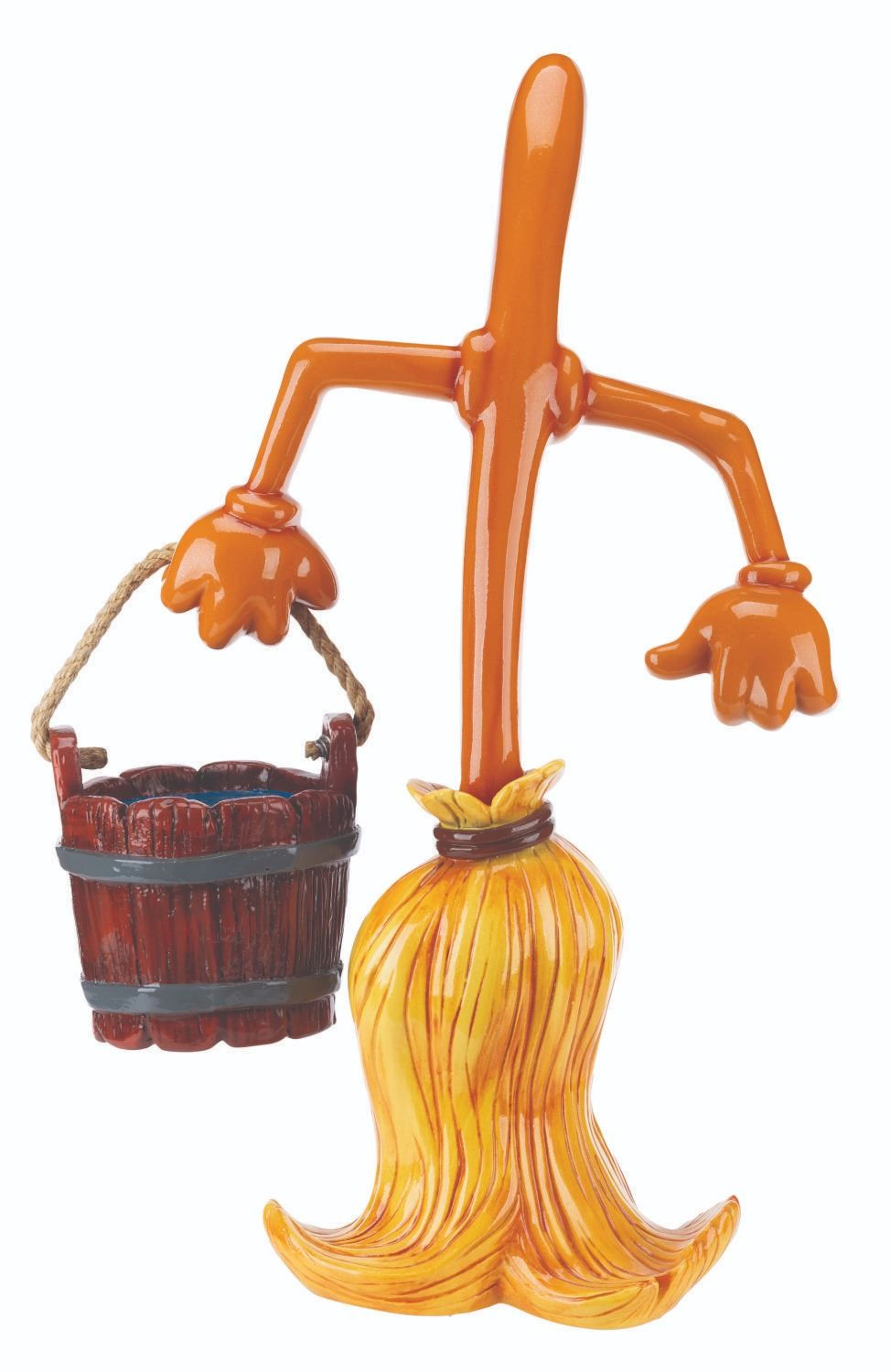 A Disney Store "Fantasia" Enchanted Broom Display Figure.