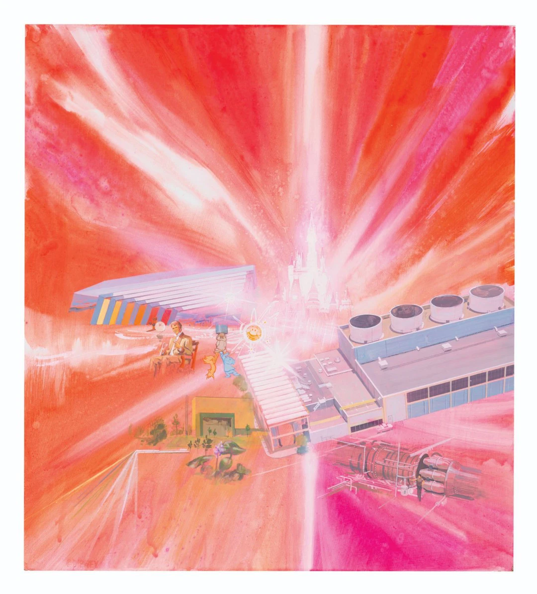 A Walt Disney World Original Promotional Painting.