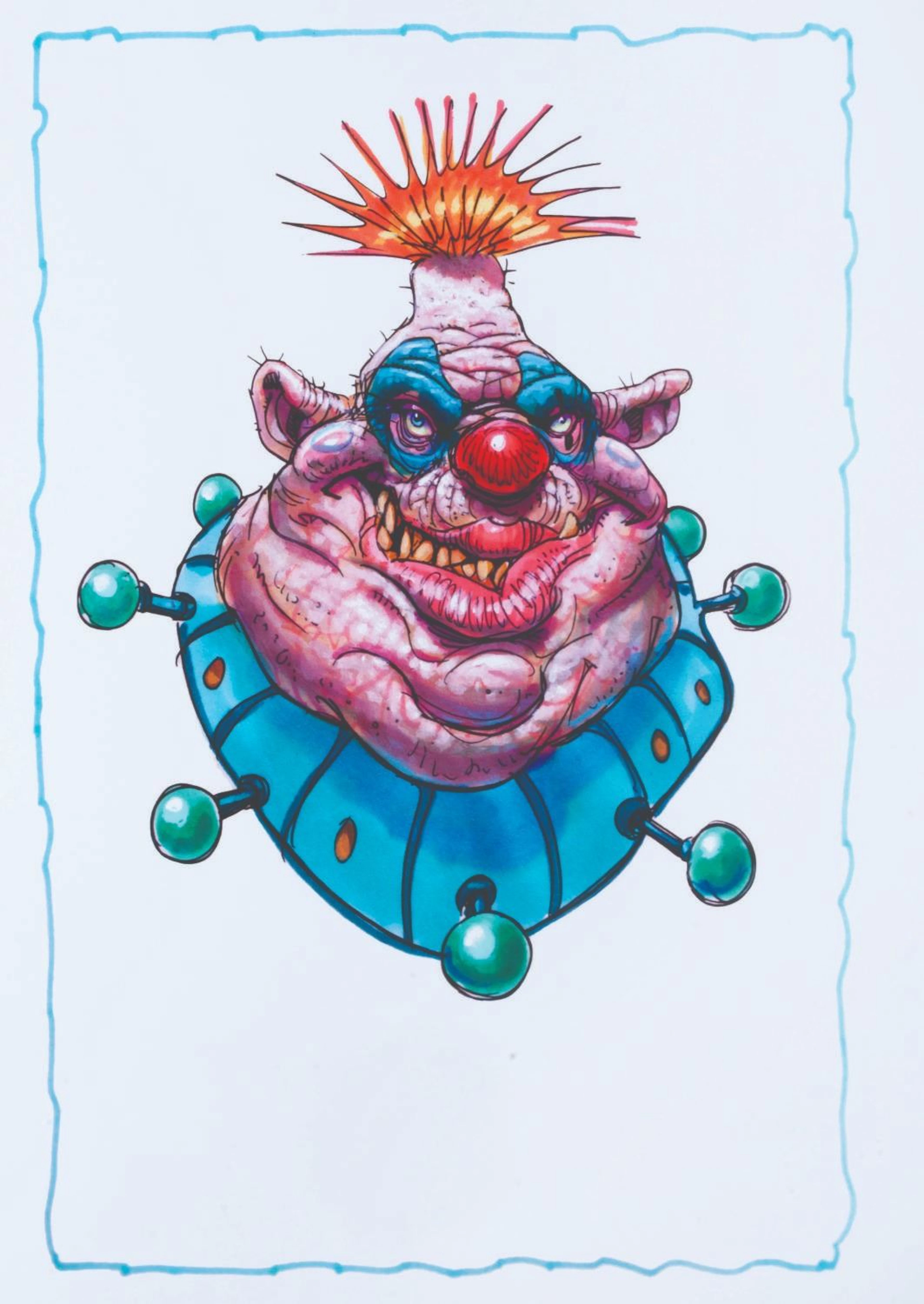 A Killer Klowns "Bombo" Print.