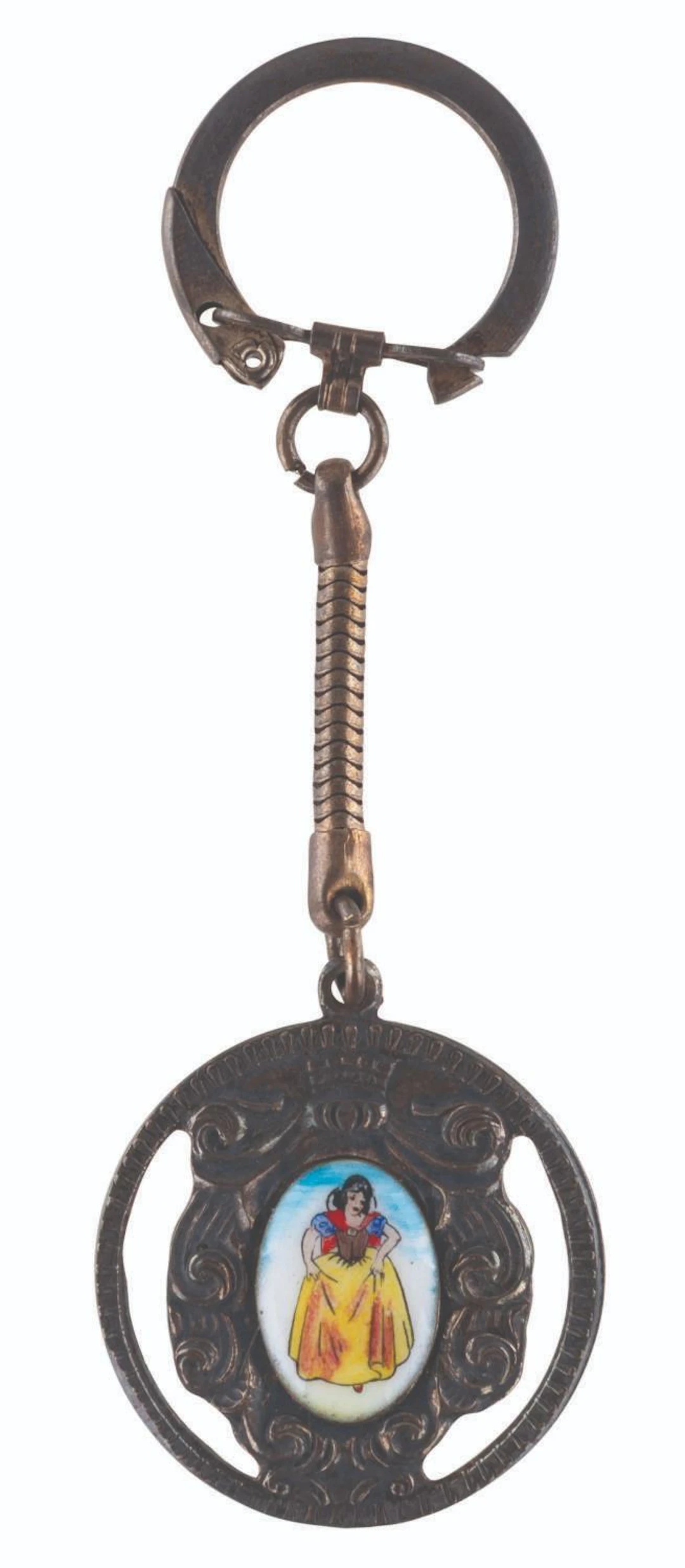 A German Snow White Souvenir Keychain.
