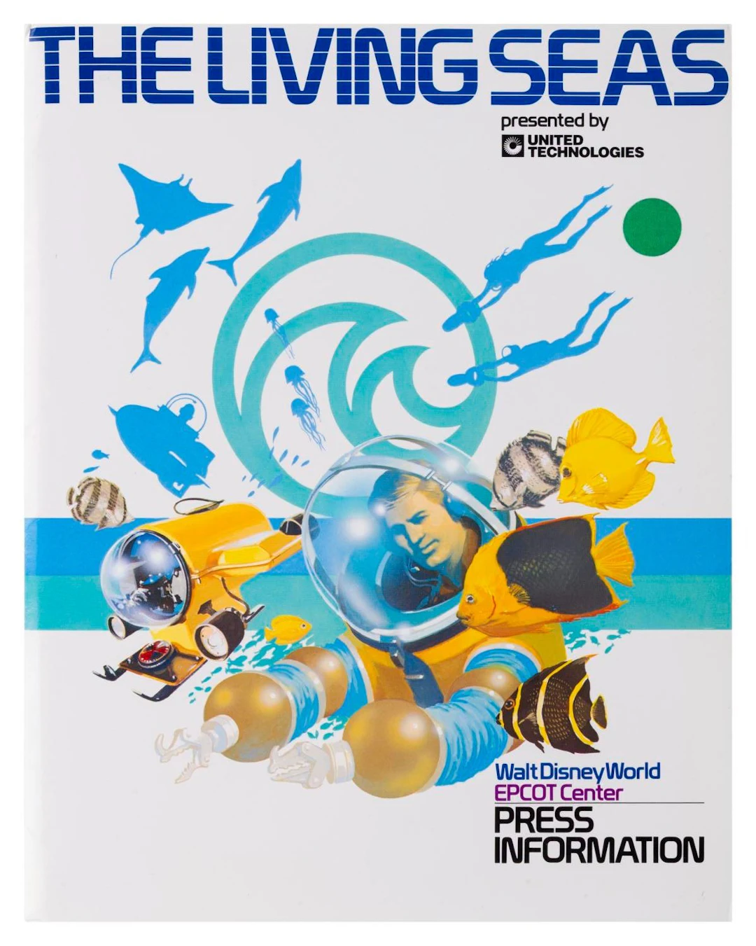 A The Living Seas Press Information Folder.