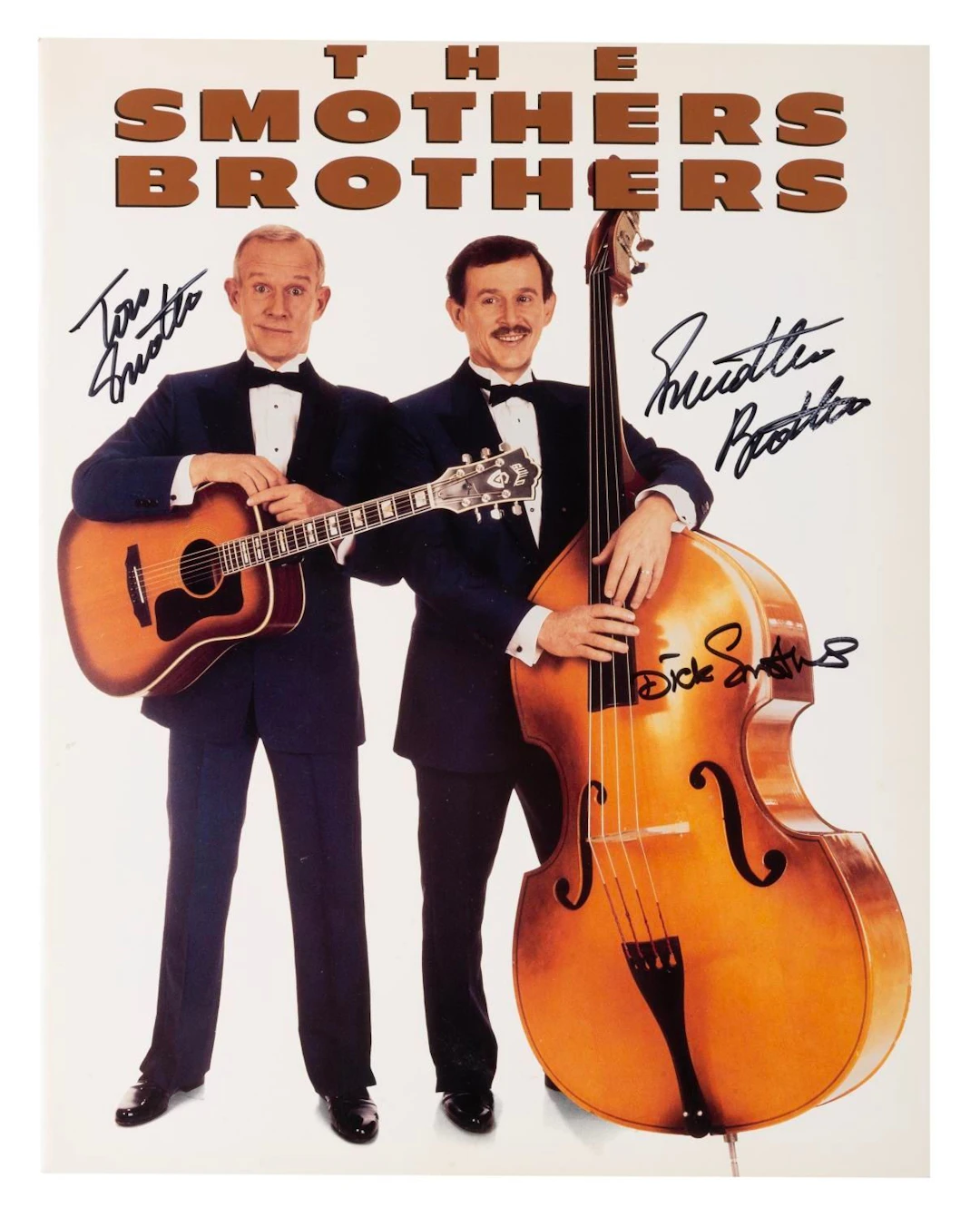 A Signed Smothers Brothers Promotional Booklet.