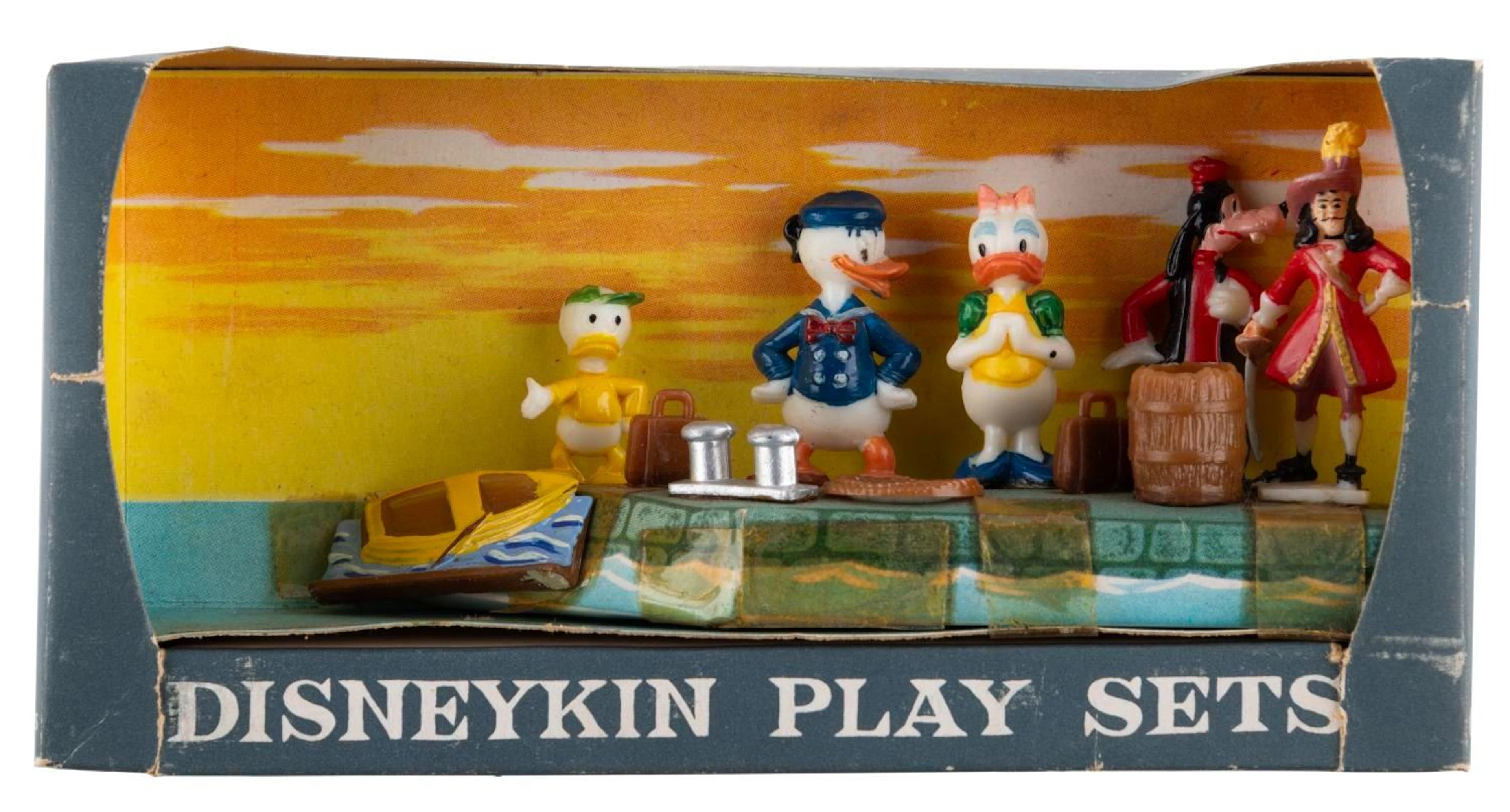A Disneykins Donald Duck and Friends on Pier Set.