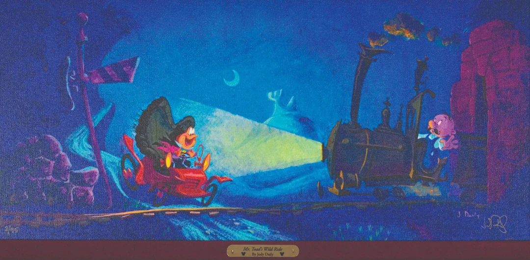 A "Mr. Toad's Wild Ride" Limited Edition Print by Jody Daily