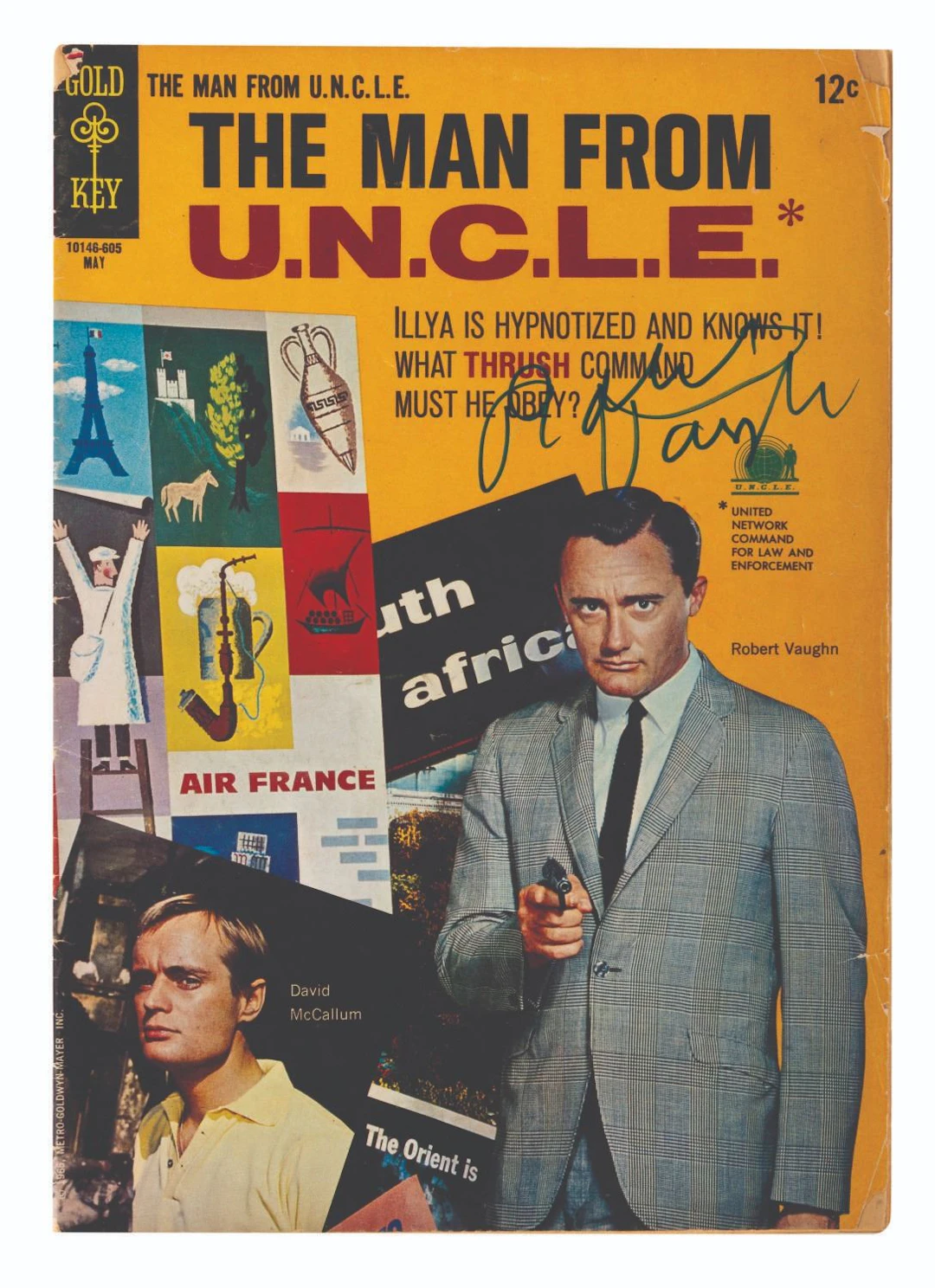 A Signed "The Man From U.N.C.L.E." Comic Book.