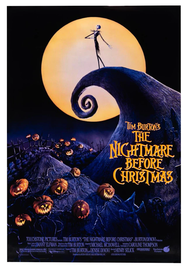 A "The Nightmare Before Christmas" One-Sheet.
