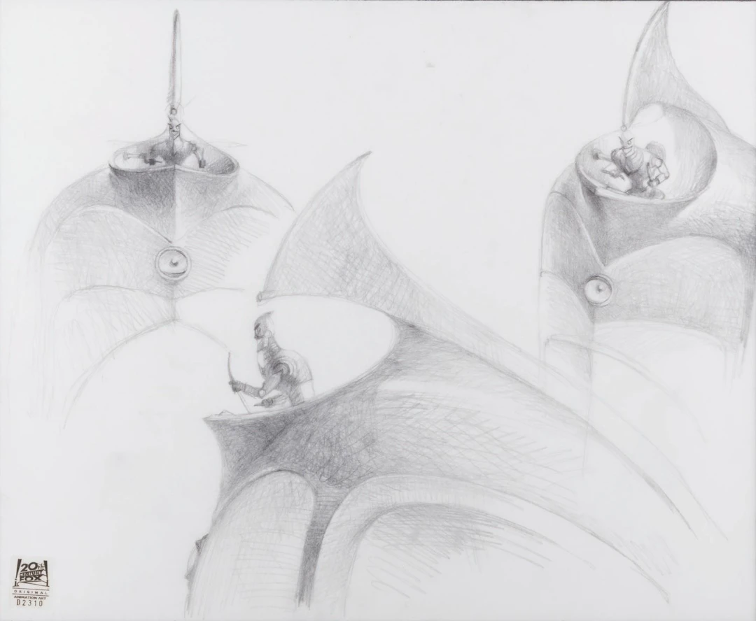 A "Robots" Original Model Drawing.