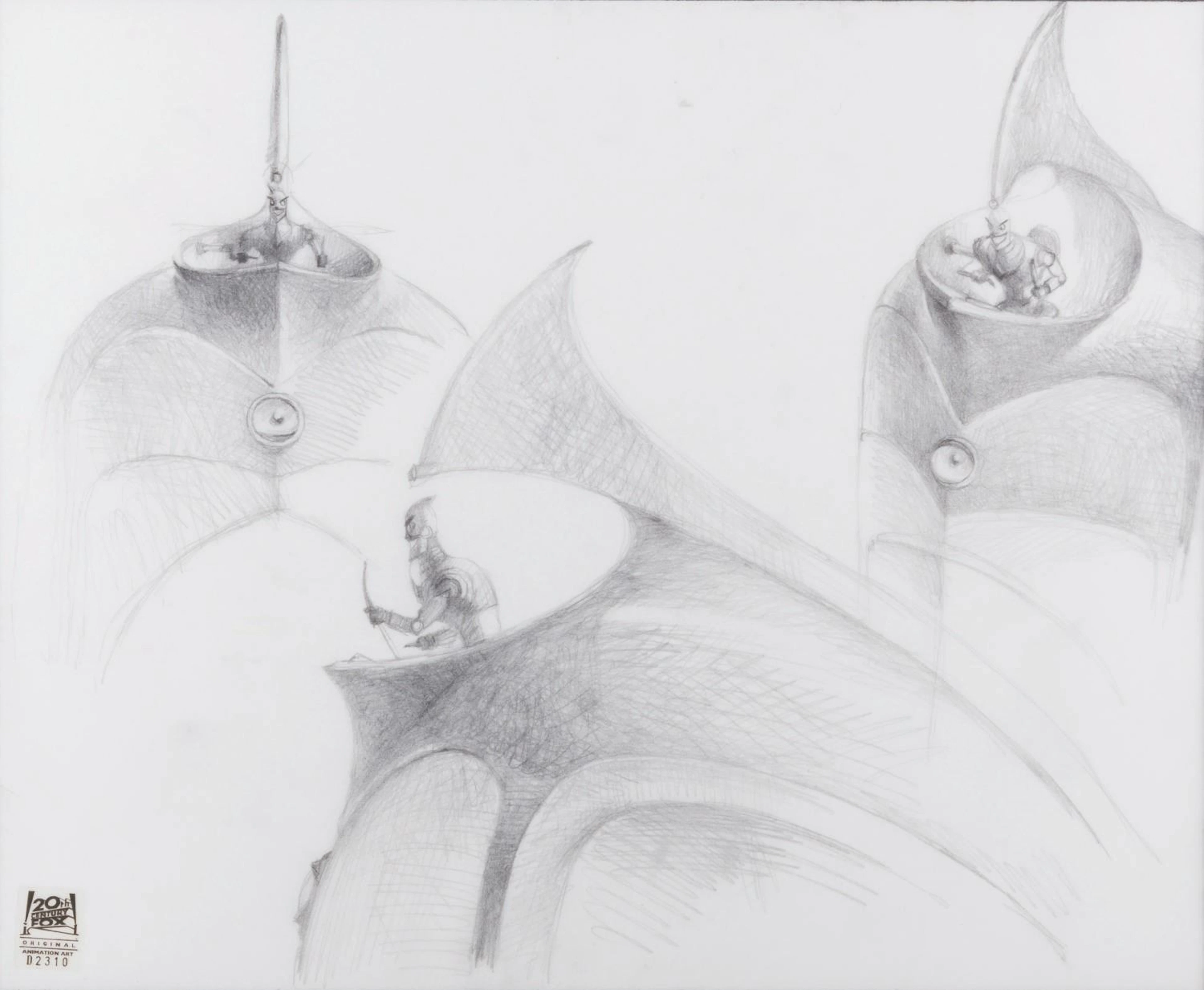 A "Robots" Original Model Drawing.