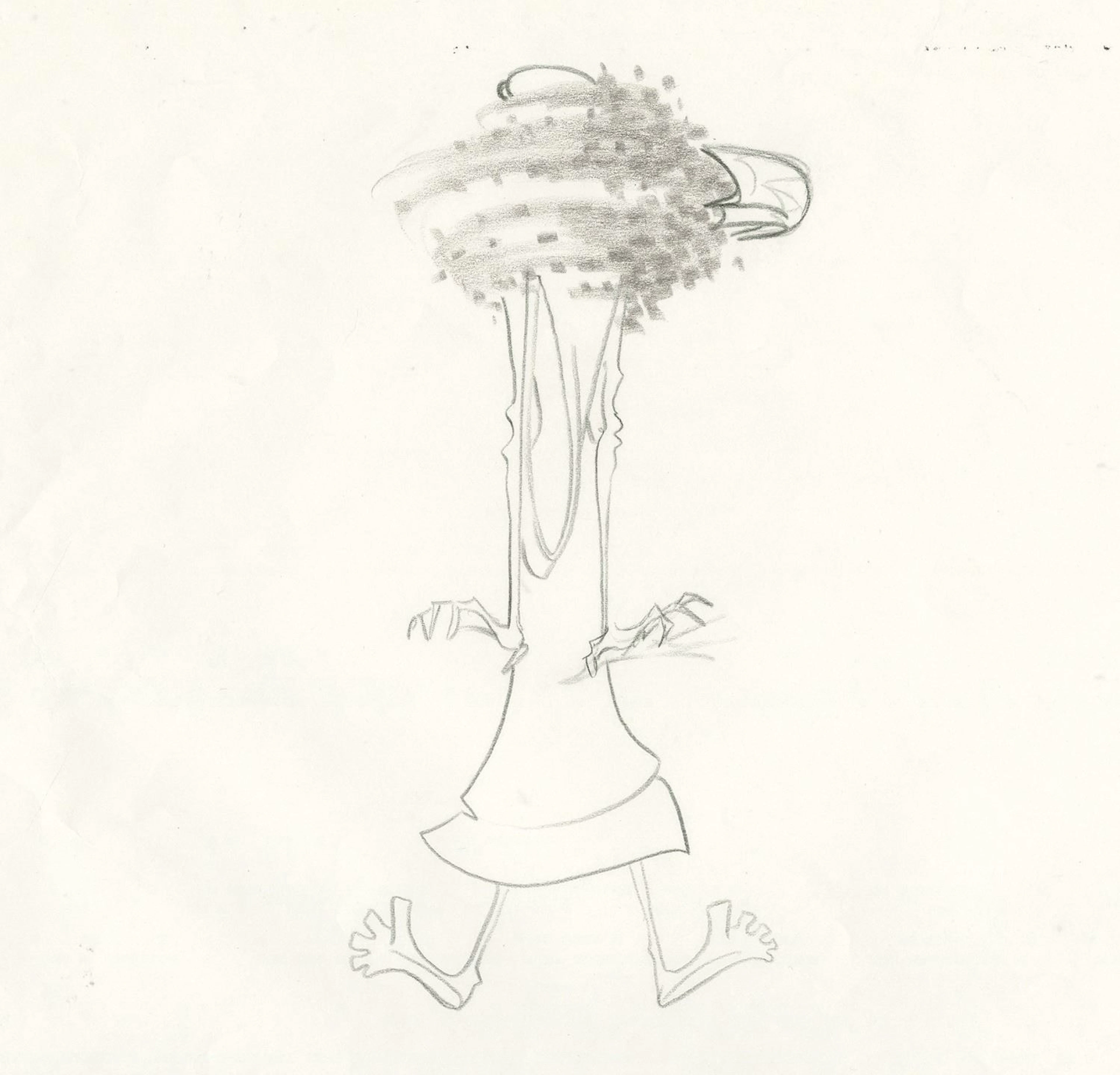 An "Emperor's New Groove" Original Production Drawing.