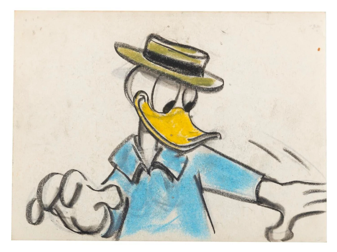 A Donald Duck Storyboard.