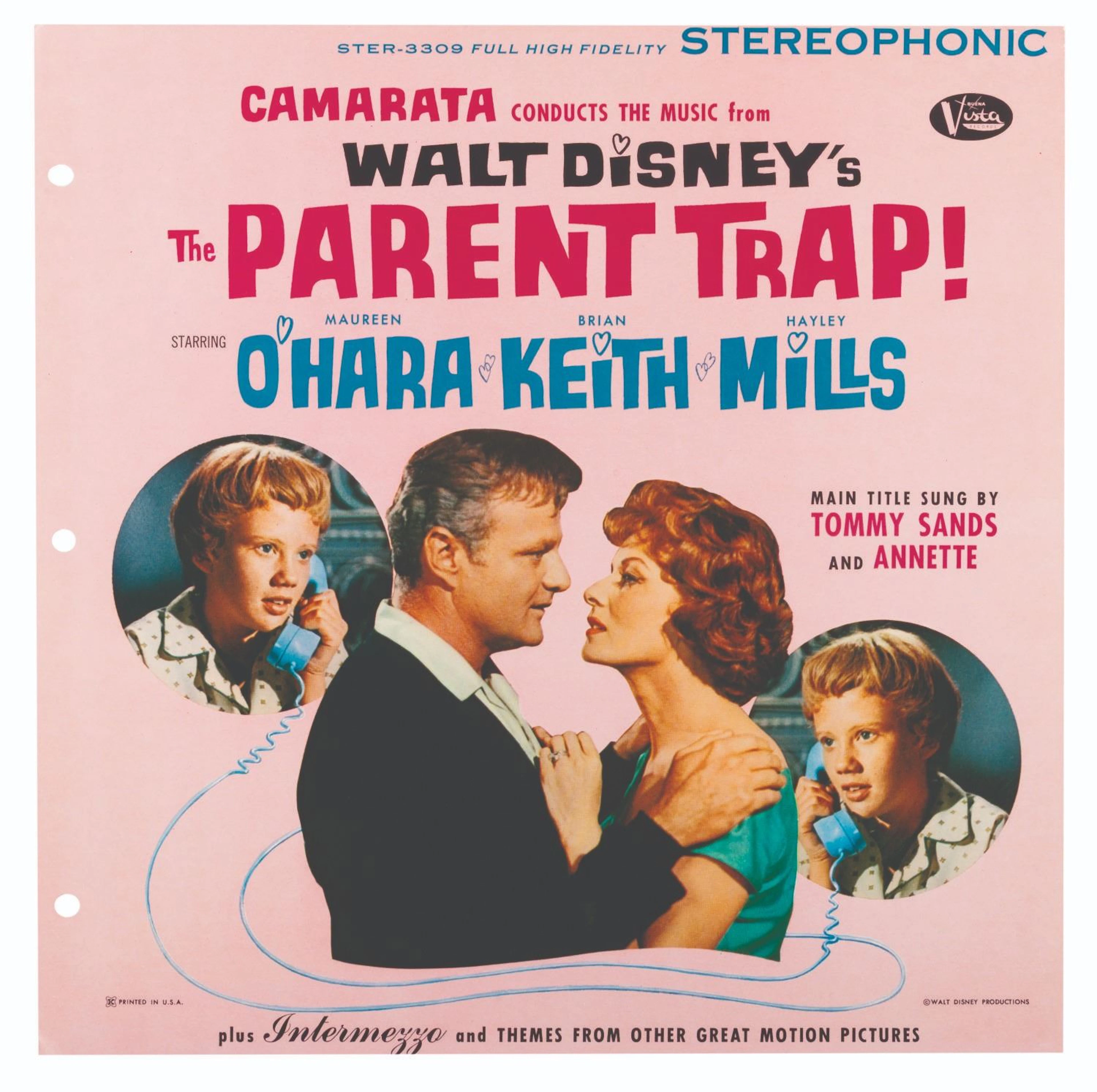 A "The Parent Trap!" LP Cover Slick.