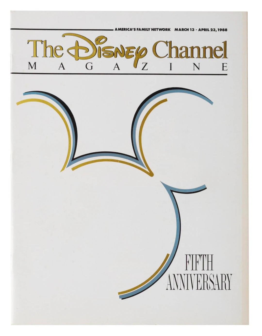 The Disney Channel Magazine Fifth Anniversary Issue.
