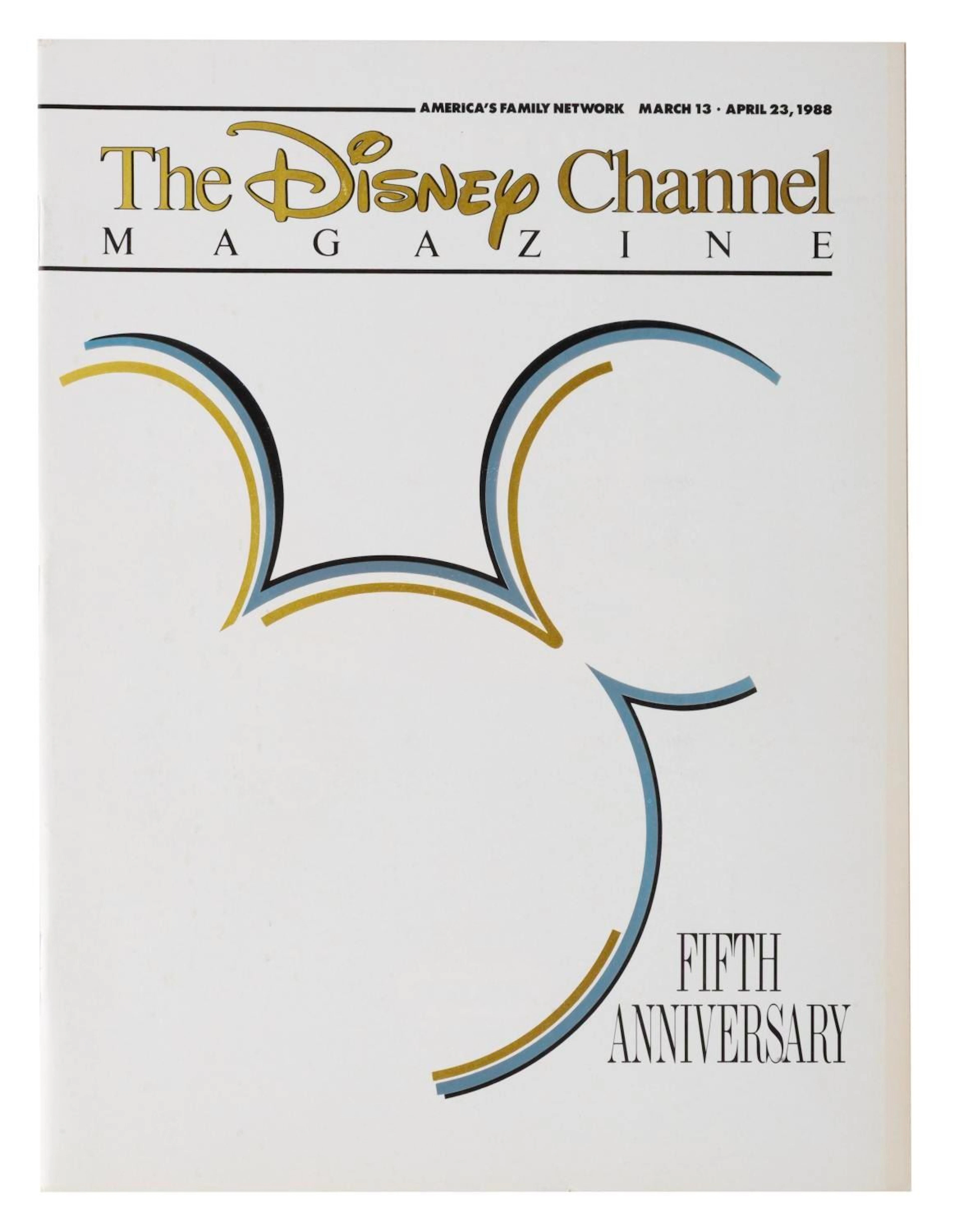 The Disney Channel Magazine Fifth Anniversary Issue.