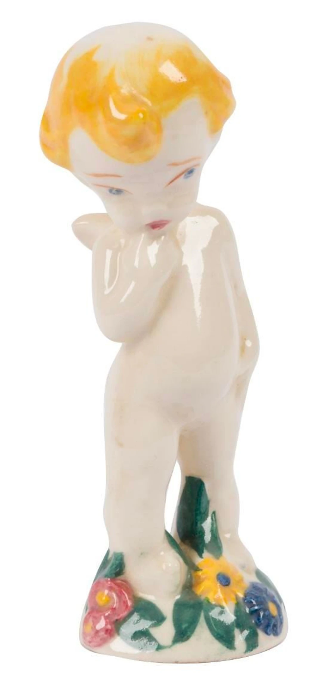 A 1940 "Fantasia" Cherub Ceramic Figurine.