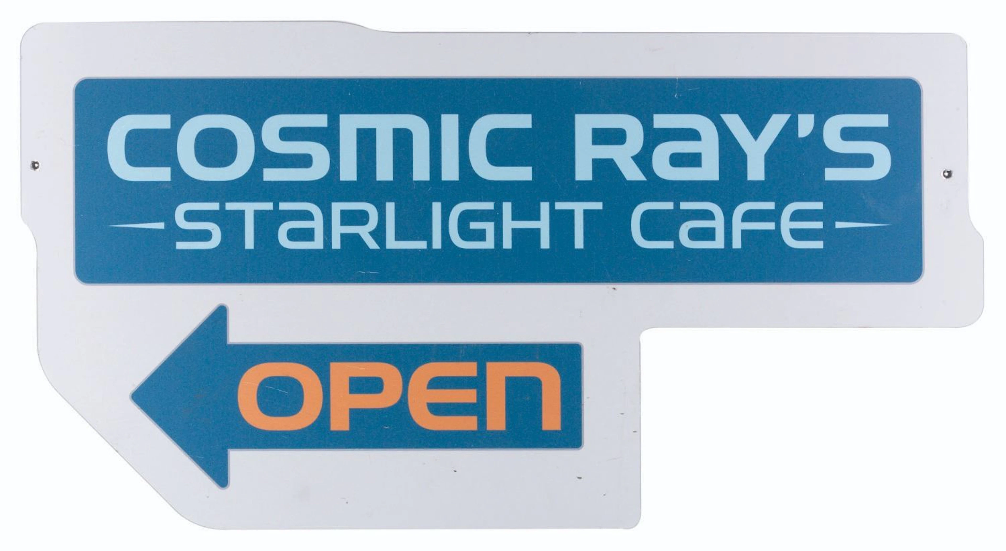A Cosmic Ray's Starlight Cafe Sign.