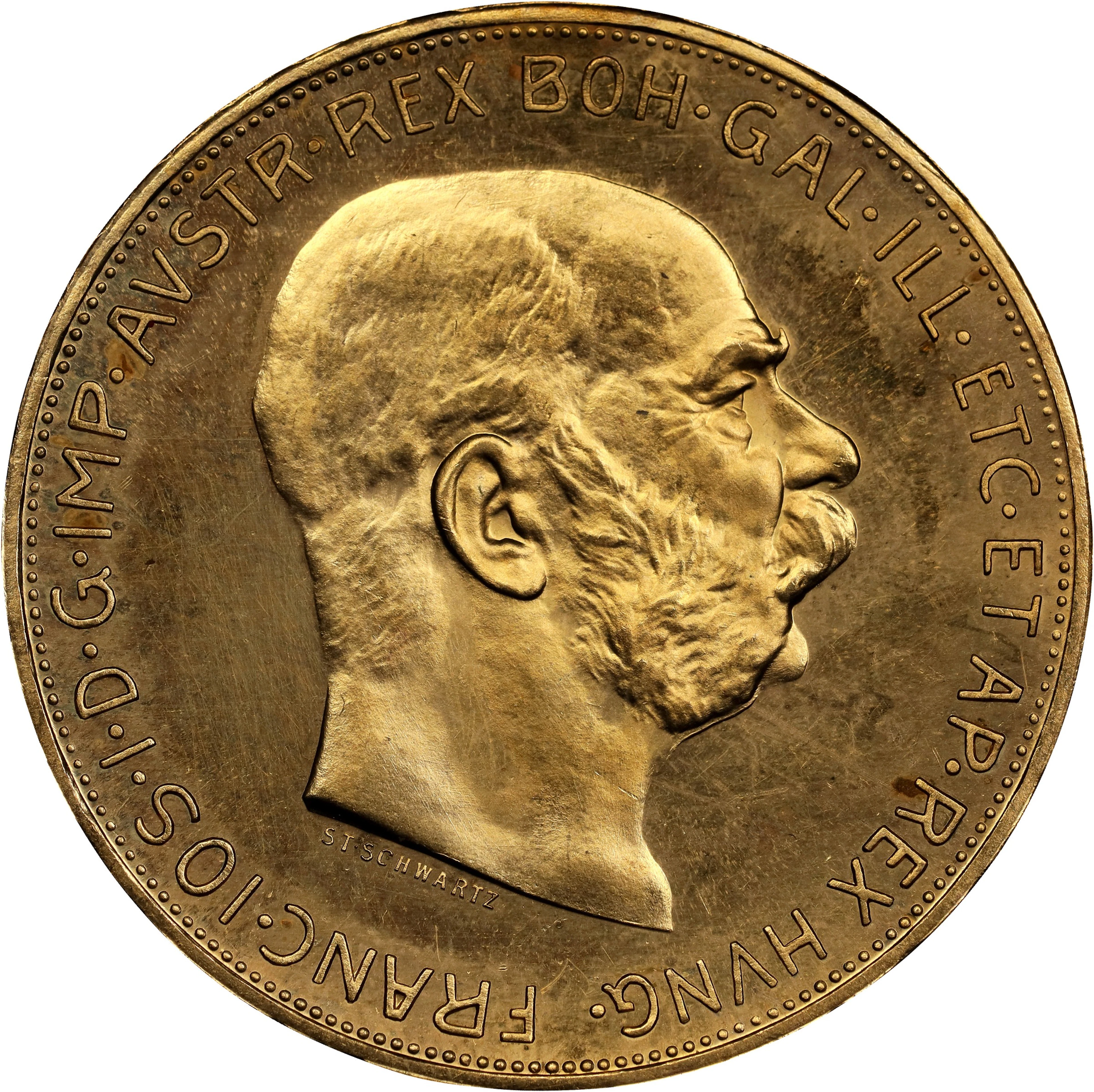 (0.98 oz, 30.488 g AGW). Austria. 1915 Gold 100 Corona.