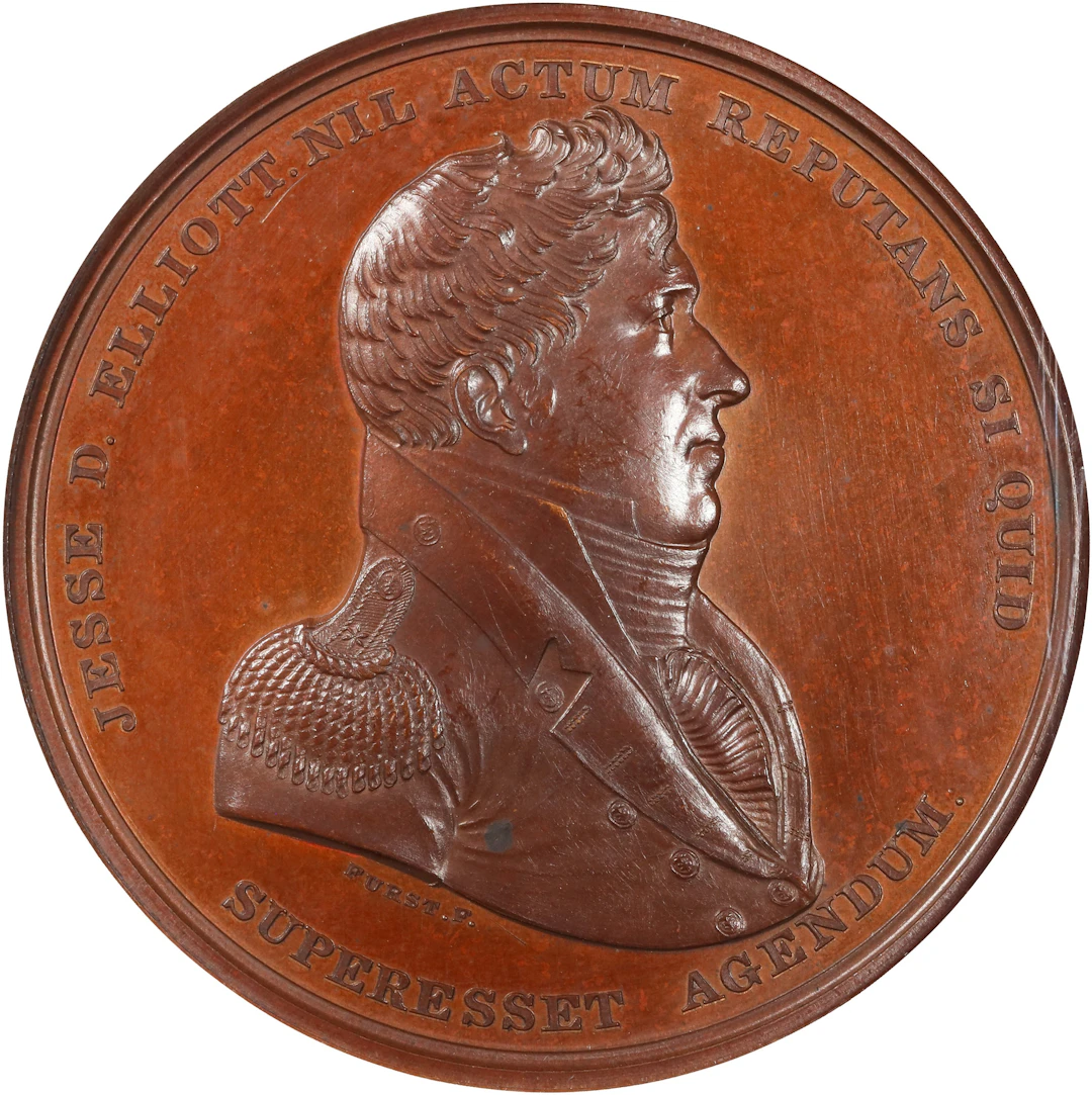 "1813" (1820-1866) Master Commandant Jesse D. Elliott, Battle of Lake