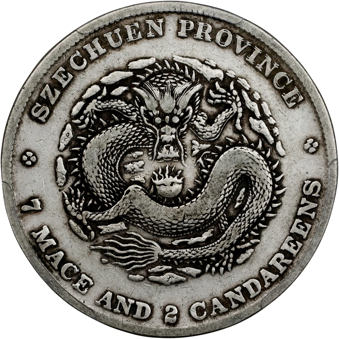 (t) CHINA. Szechuan. 7 Mace 2 Candareens (Dollar), ND (1901-08). Chengdu