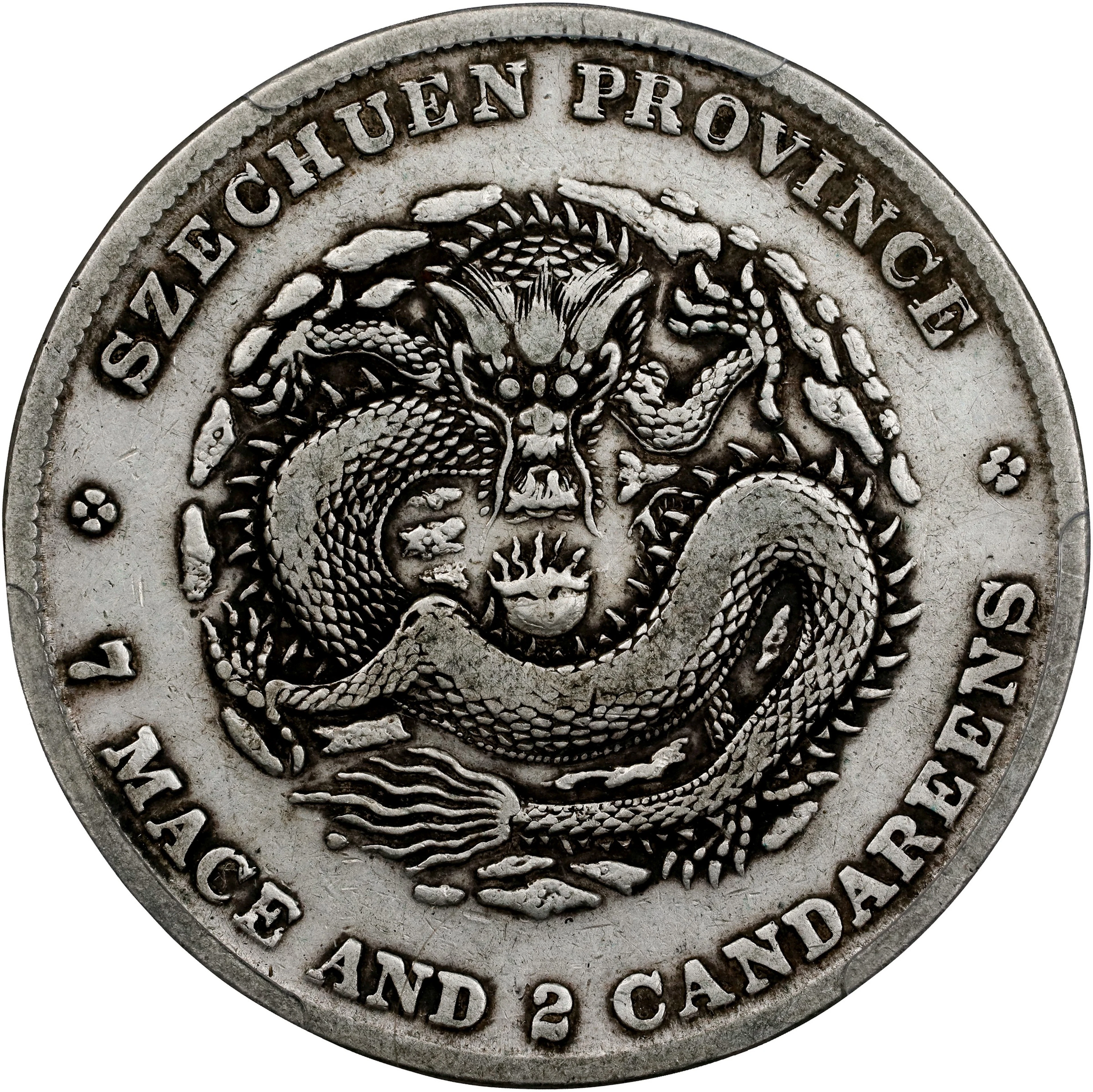 (t) CHINA. Szechuan. 7 Mace 2 Candareens (Dollar), ND (1901-08). Chengdu