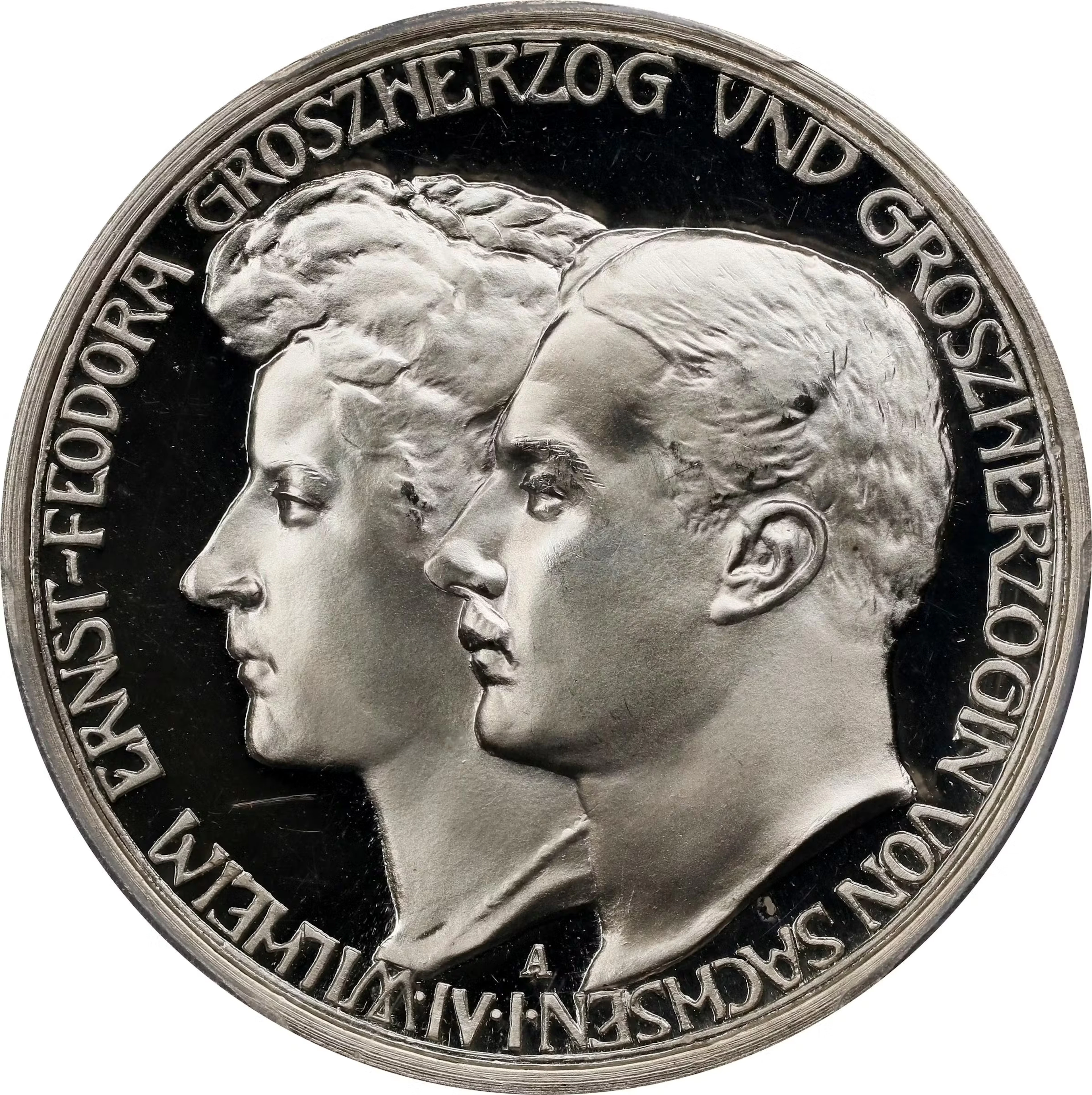 GERMANY. Saxe-Weimar-Eisenach. 3 Mark, 1910-A. Berlin Mint. Wilhelm