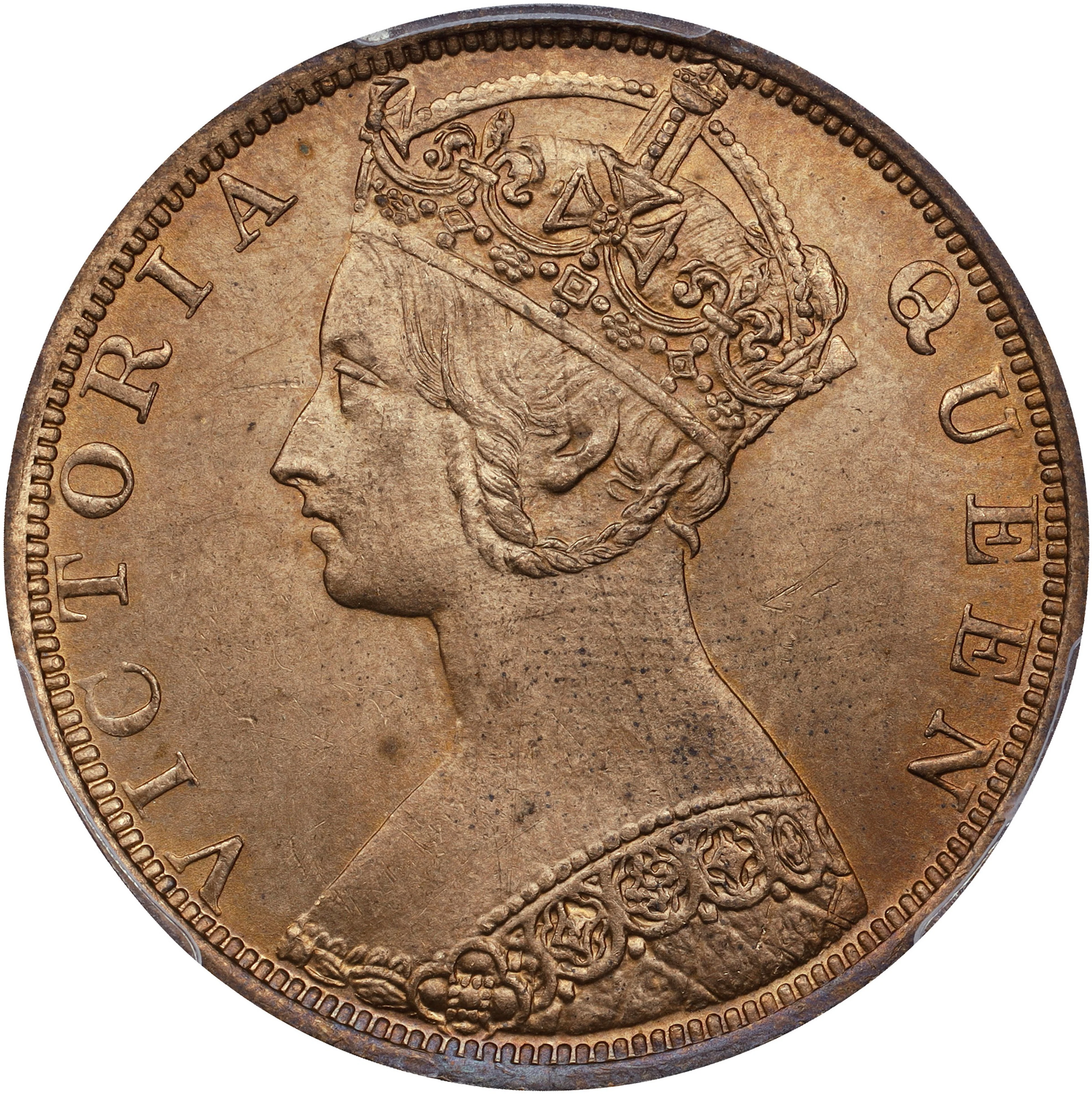 (t) HONG KONG (SAR). Cent, 1900-H. Birmingham (Heaton) Mint. Victoria.