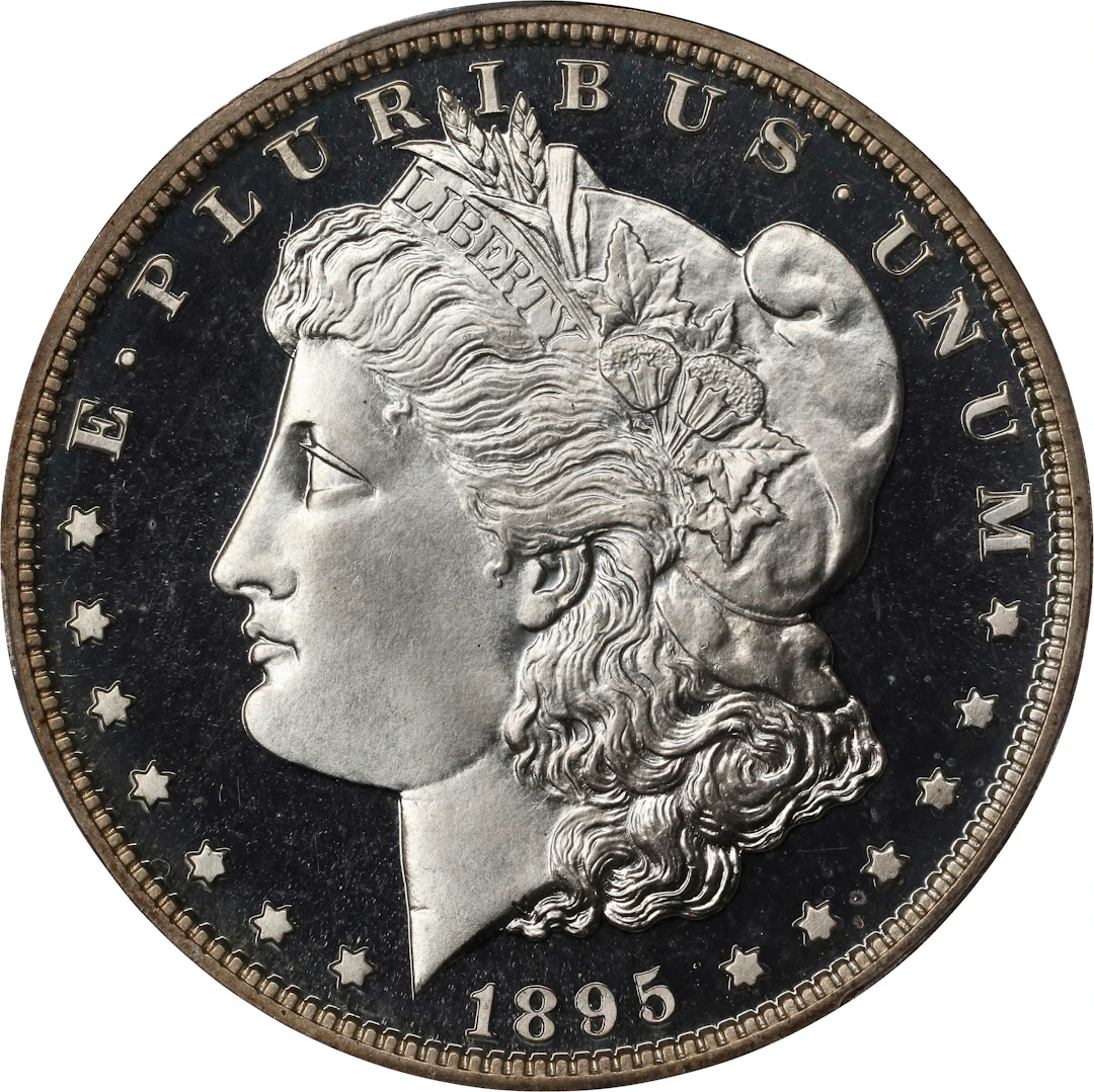 1895 Morgan Silver Dollar. JD-3. Rarity-4. Proof-67 Deep Cameo (PCGS).