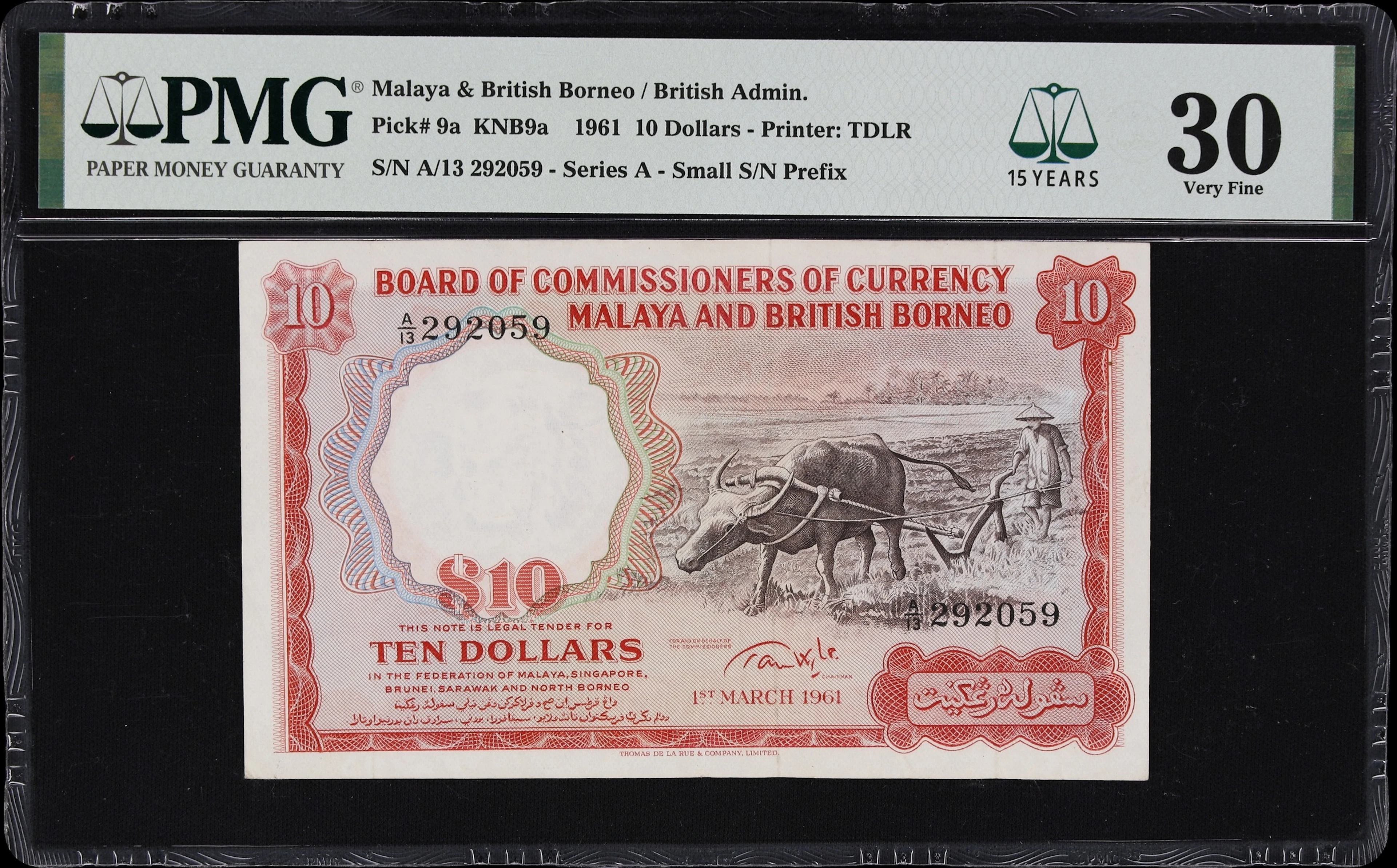MALAYA AND BRITISH BORNEO. Board of Commissioners of Currency. 10
