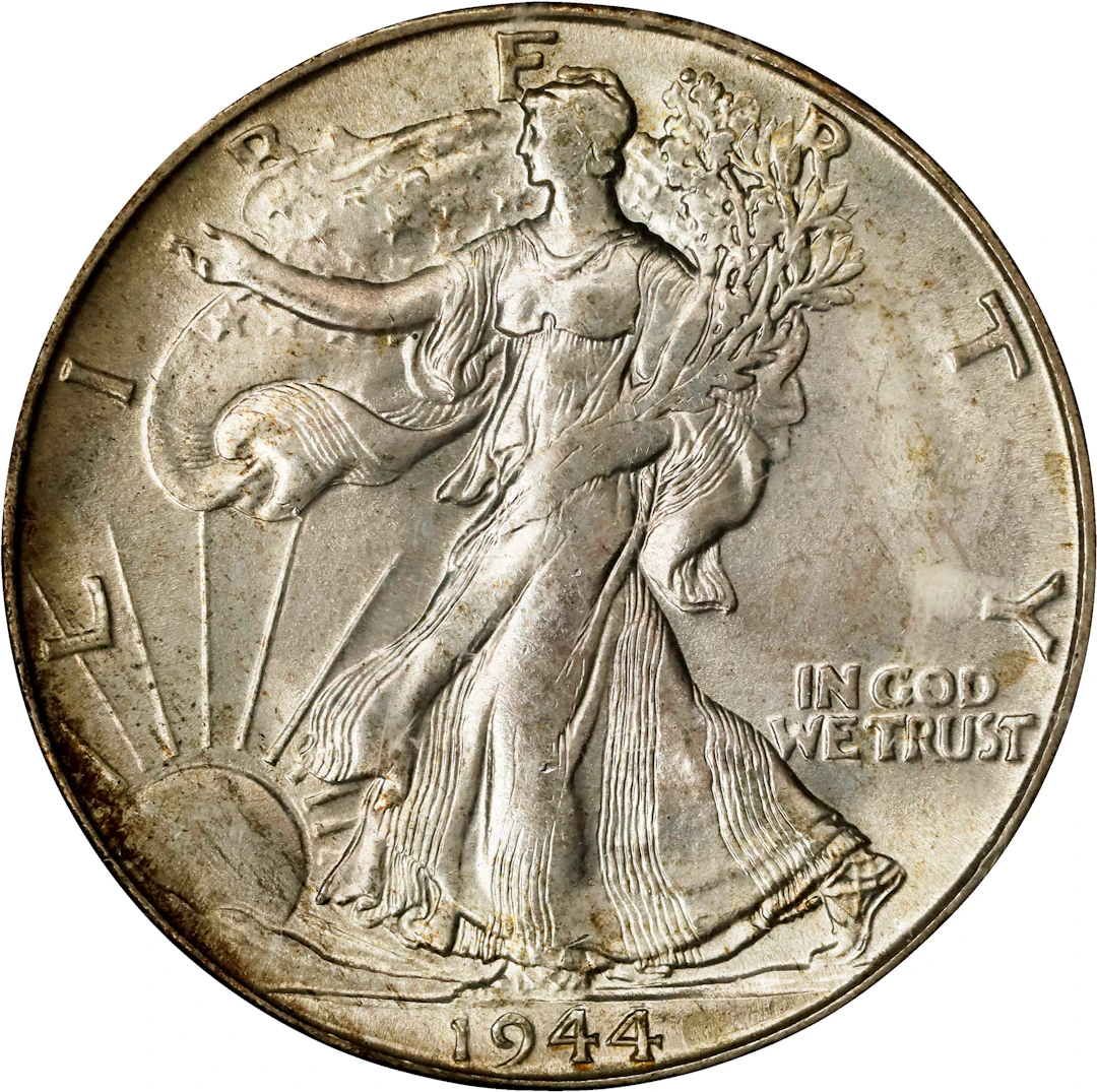 1944-S Walking Liberty Half Dollar. MS-66 (PCGS).