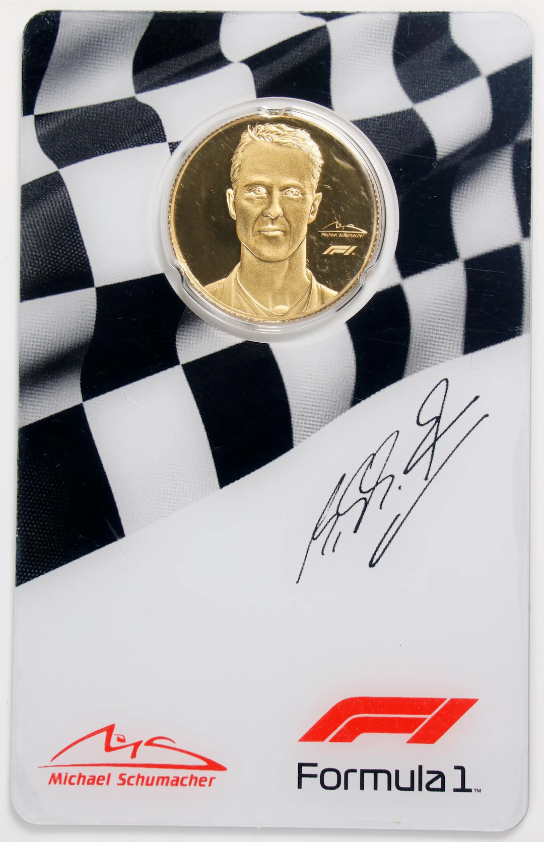 (0.25 oz, 7.776 g AGW). Solomon Islands. 2022 Formula 1 Michael Schumacher