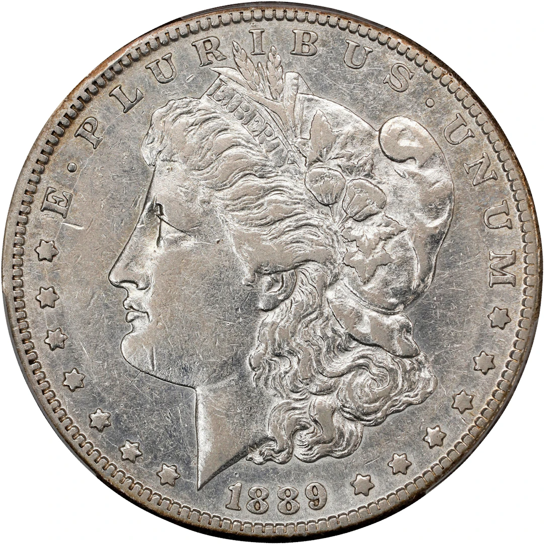 1889-CC Morgan Silver Dollar. EF Details--Cleaned (PCGS).