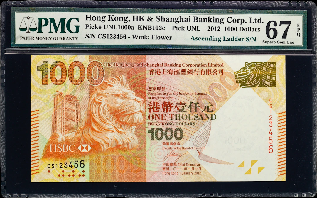 (t) HONG KONG (SAR). Hong Kong & Shanghai Banking Corporation Limited.
