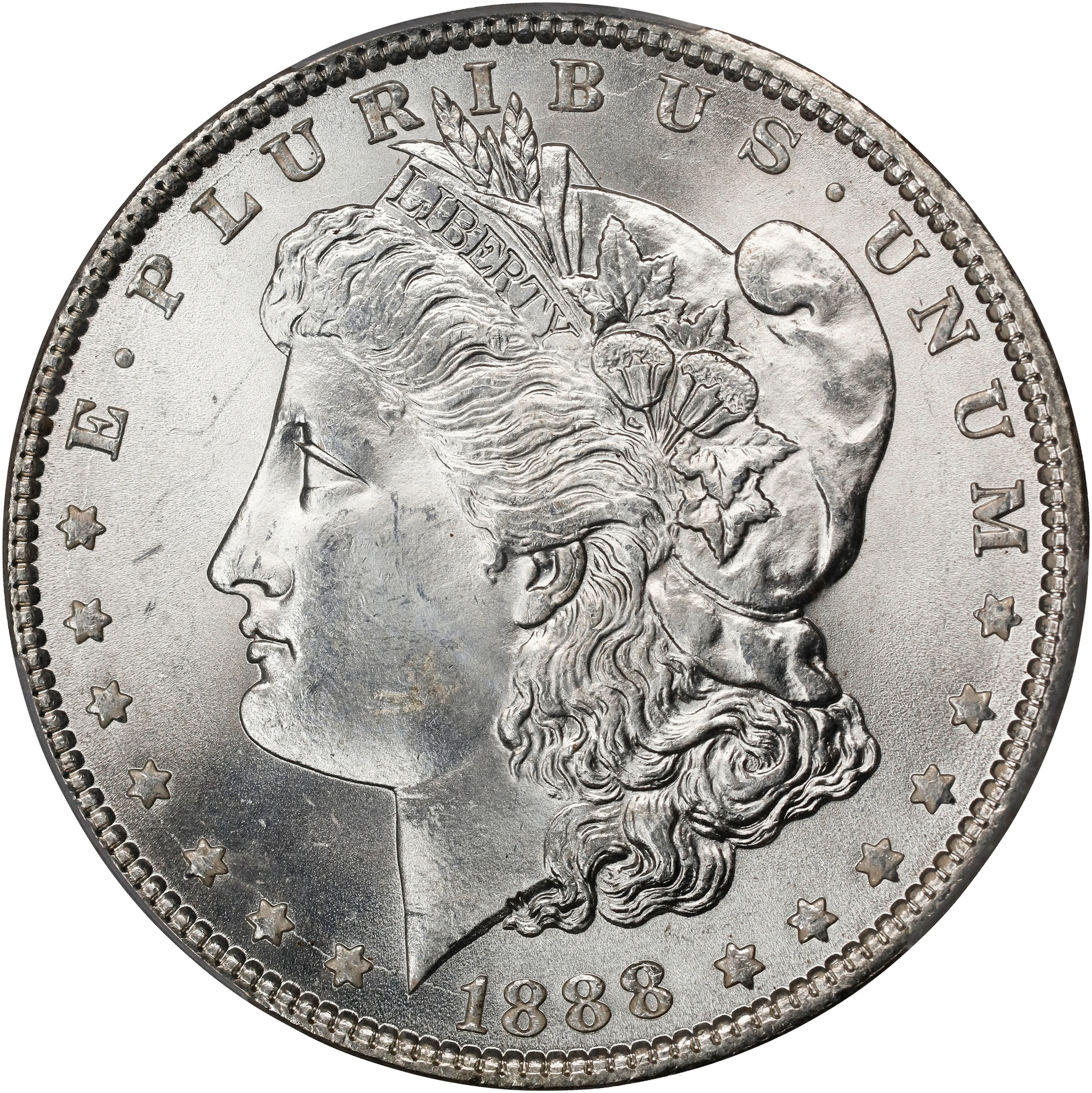 1888 Morgan Silver Dollar. MS-65 (PCGS).
