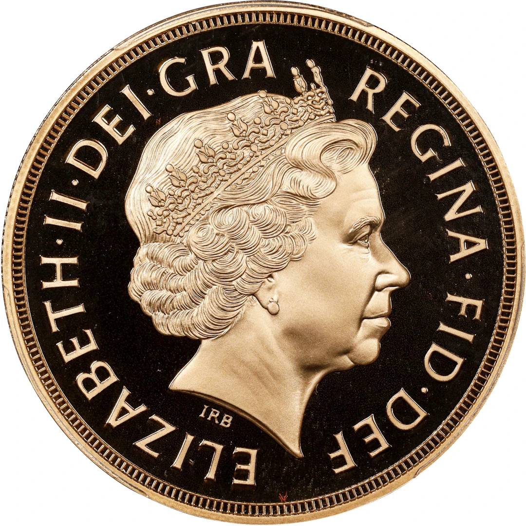 GREAT BRITAIN. 5 Pounds, 2002. Llantrisant Mint. Elizabeth II. PCGS