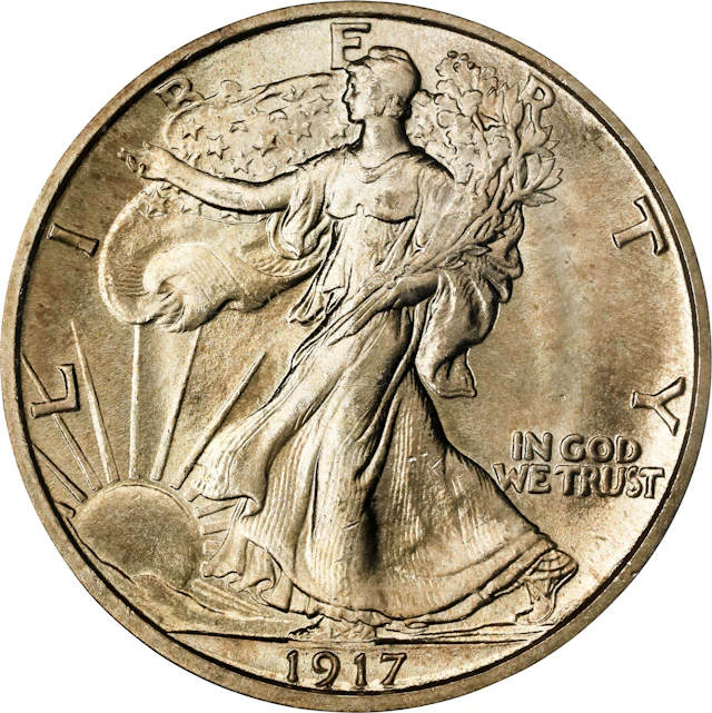1917 Walking Liberty Half Dollar. MS-66 (PCGS). CAC. CMQ. OGH.