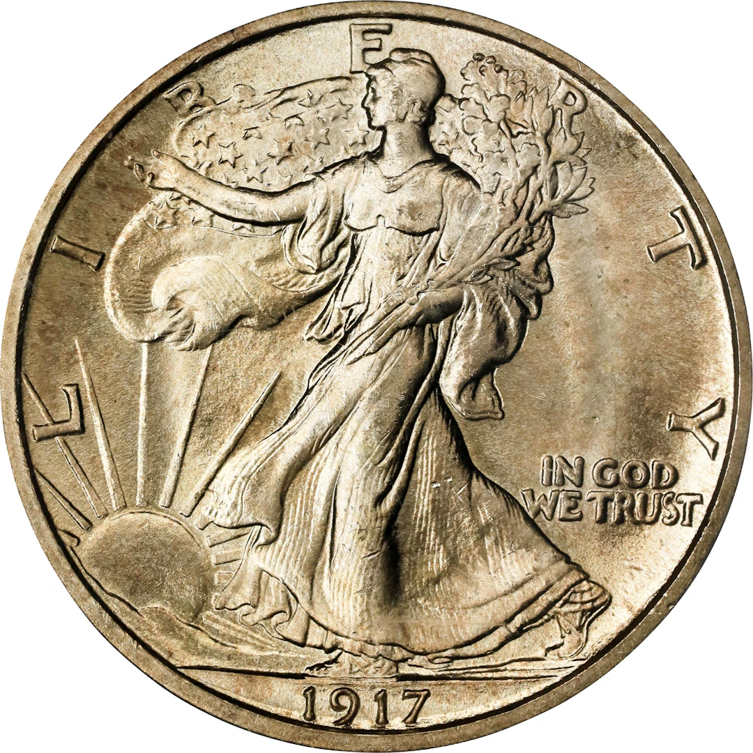 1917 Walking Liberty Half Dollar. MS-66 (PCGS). CAC. CMQ. OGH.