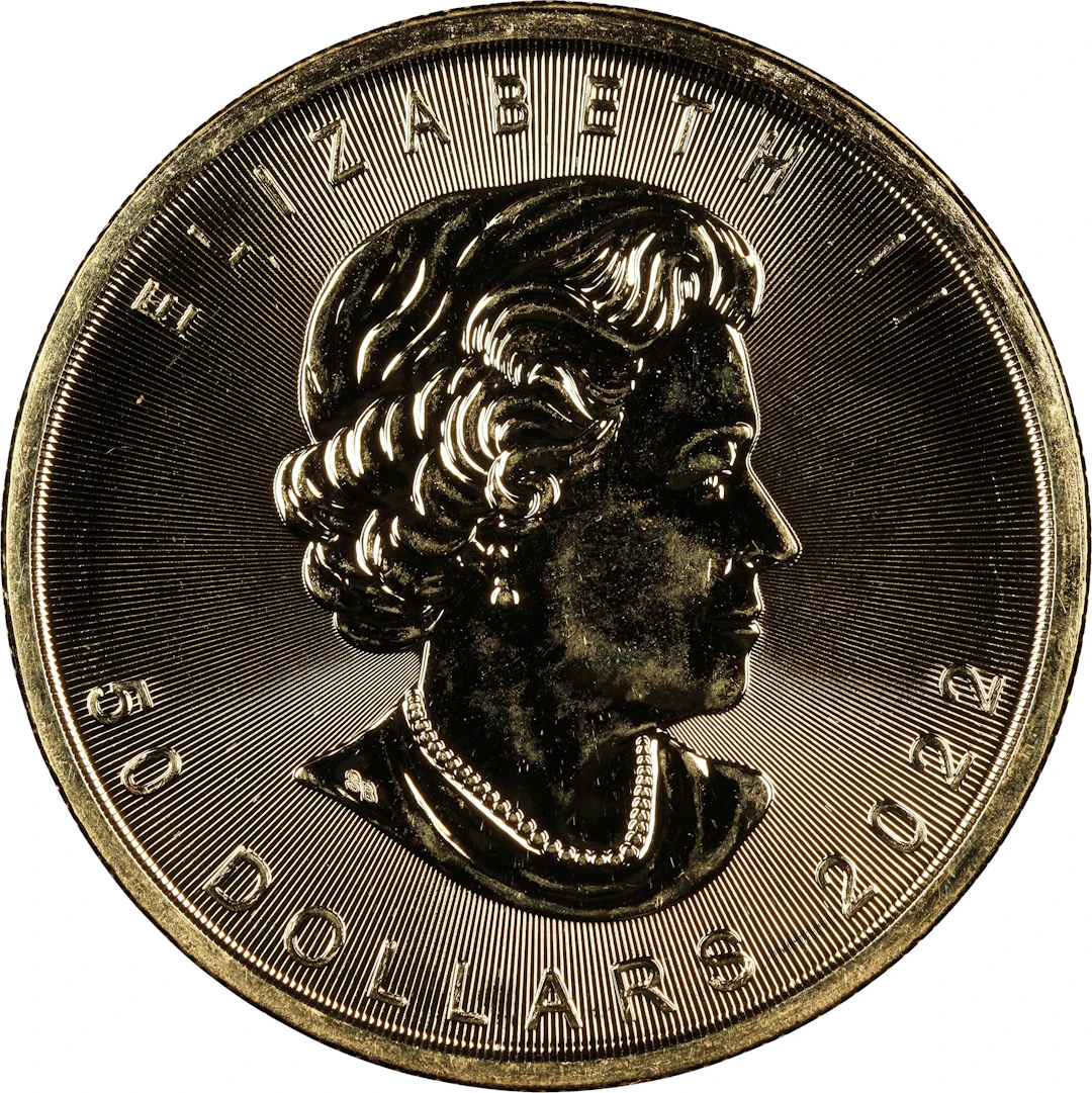 (1 oz, 31.104 g AGW). Canada. 2022 1 oz Gold Maple Leaf $50.