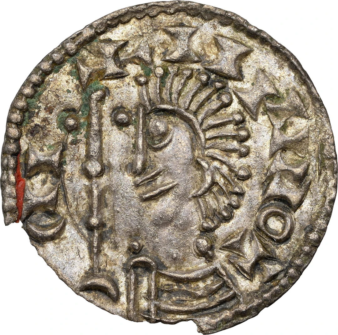DENMARK. Penny, ND (1047-75). Roskilde Mint. Svend II Estridsen. NGC--Chipped.