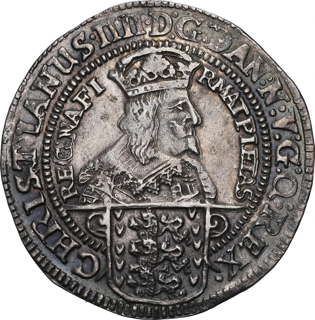 DENMARK. 1/2 Speciedaler, 1646. Glückstadt Mint. Christian IV. NGC