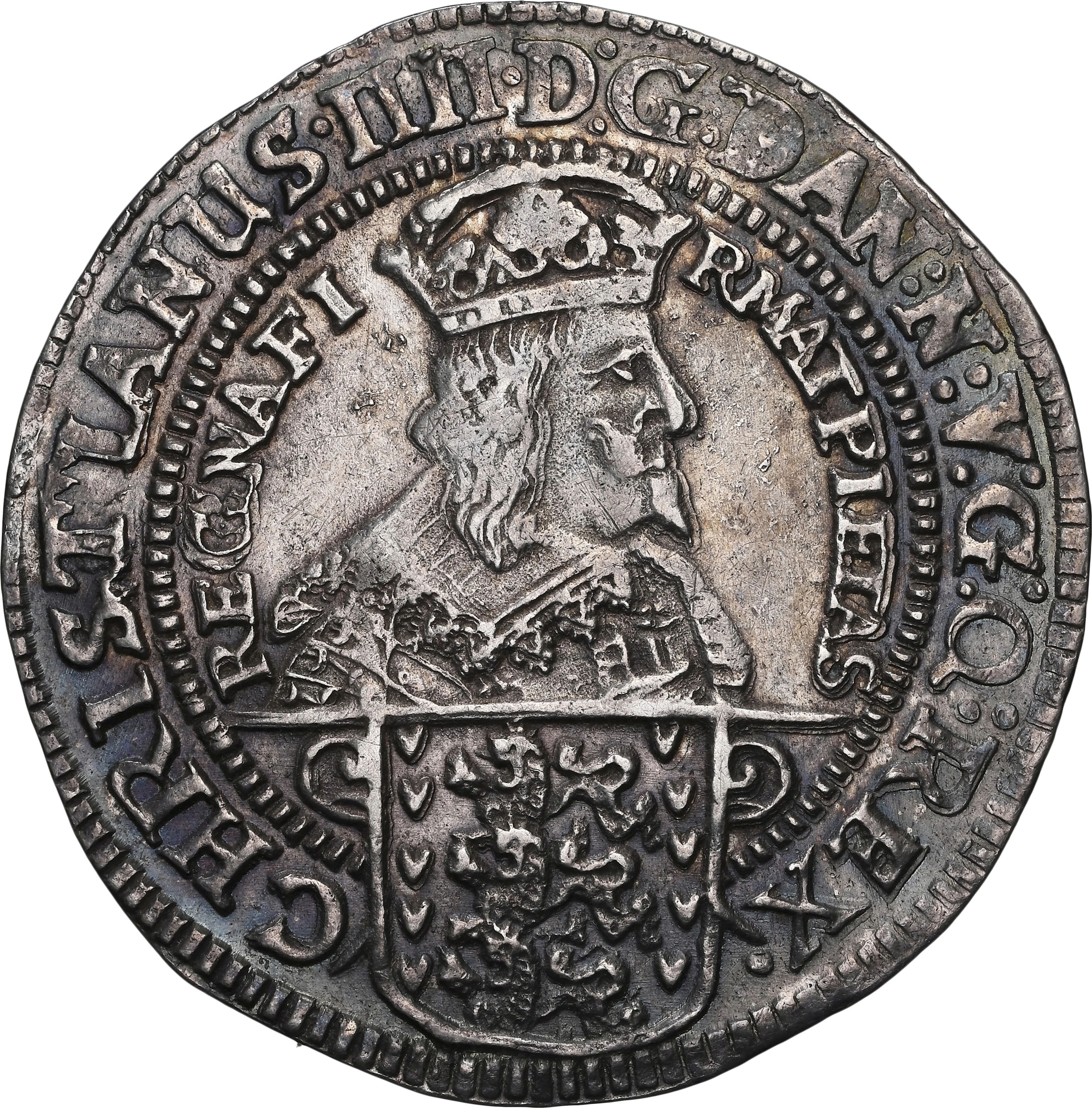 DENMARK. 1/2 Speciedaler, 1646. Glückstadt Mint. Christian IV. NGC