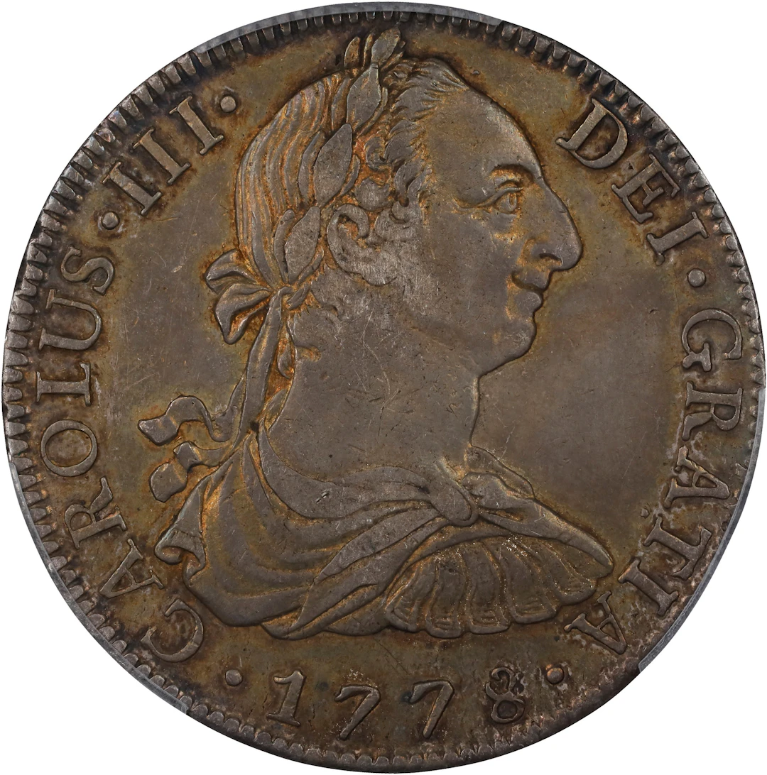 MEXICO. 8 Reales, 1778-Mo FF. Mexico City Mint. Charles III. PCGS EF-40.