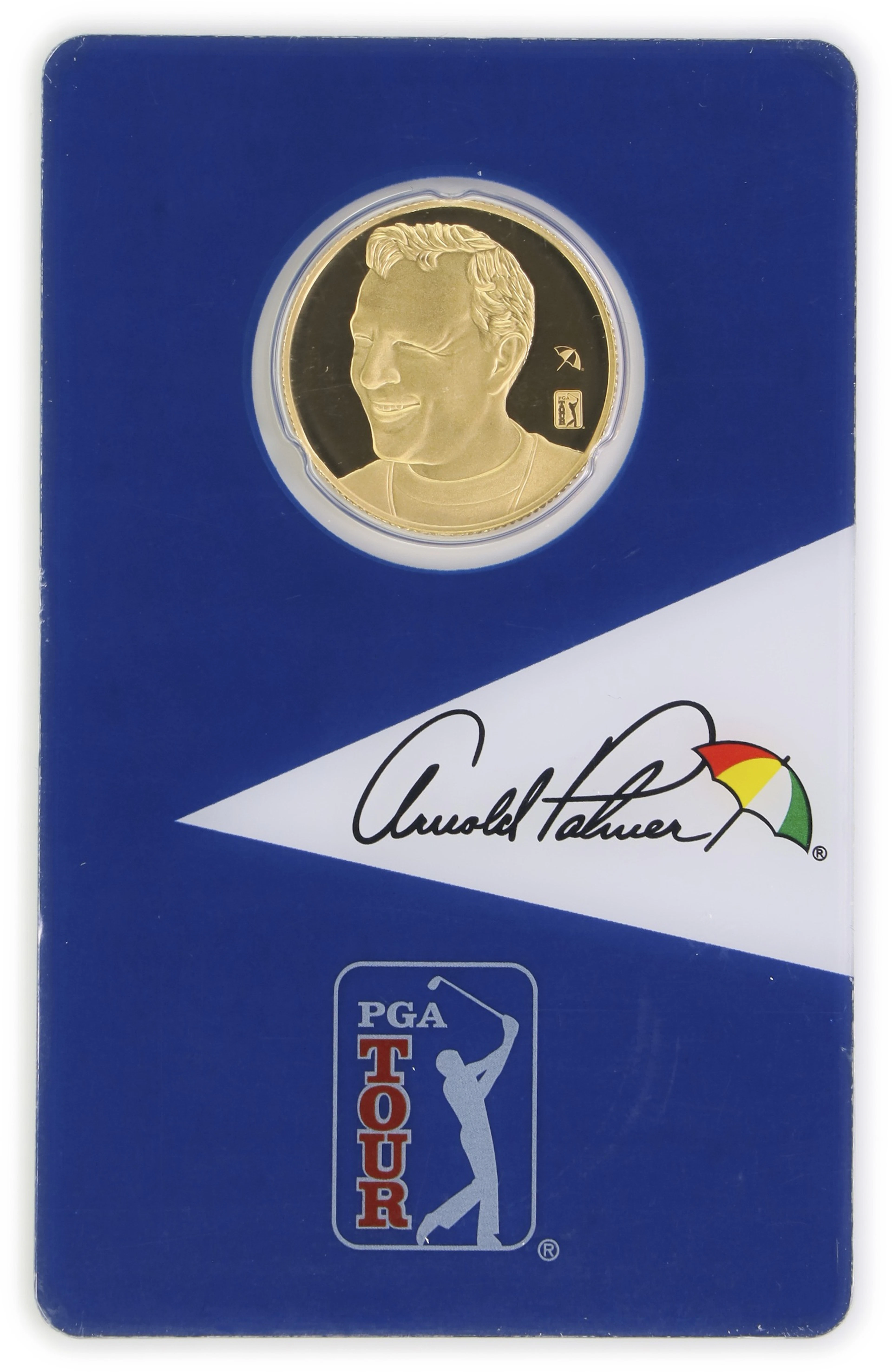 (0.25 oz, 7.776 g AGW). Solomon Islands. 2021 Arnold Palmer 1/4 oz