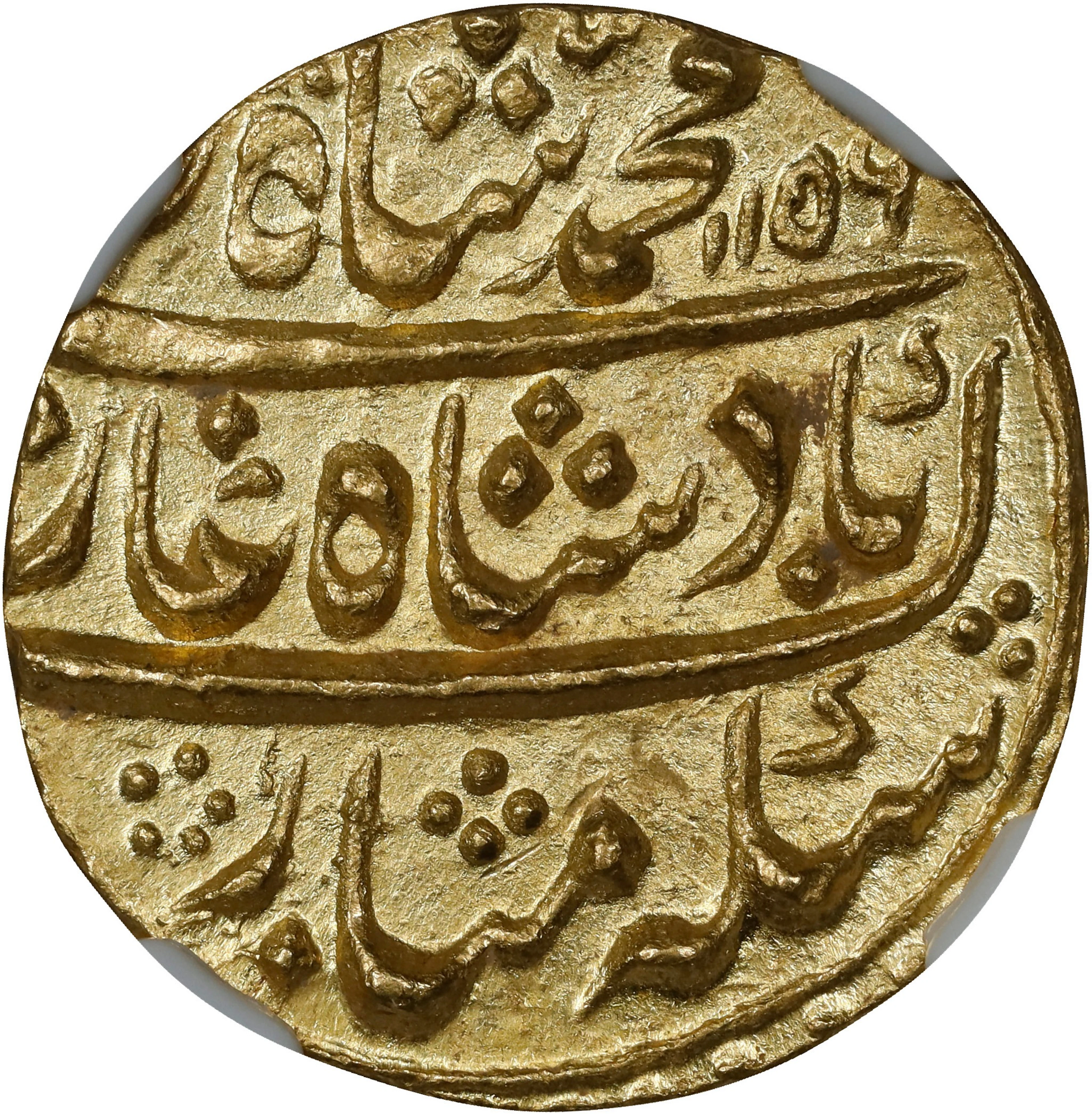 INDIA. Mughal Empire. Mohur, AH 1156 Year 26 (1743/4). Islamabad Mint.
