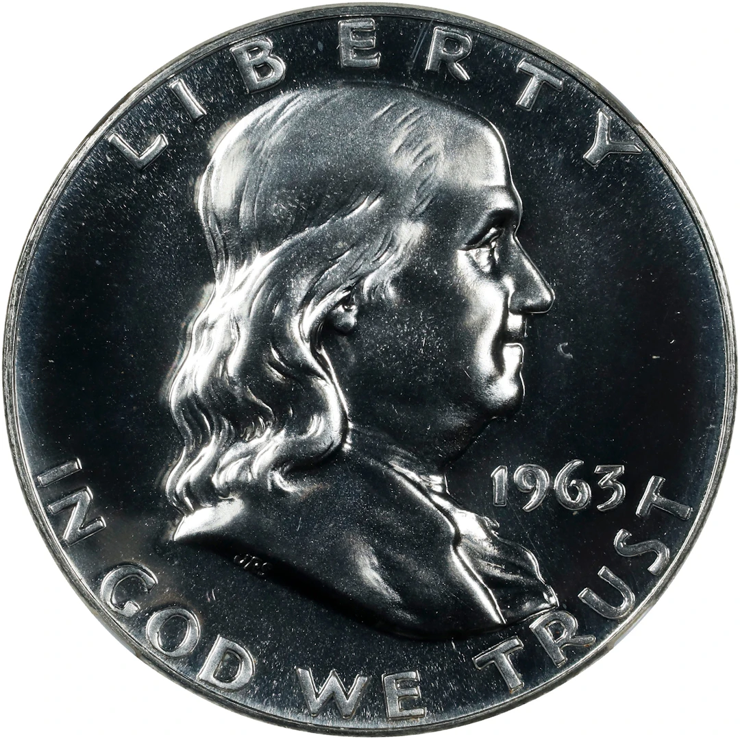 1963 Franklin Half Dollar. Proof-69 (NGC).
