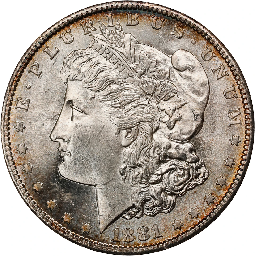 UNITED STATES OF AMERICA. "Morgan" Dollar, 1881-S. San Francisco Mint.