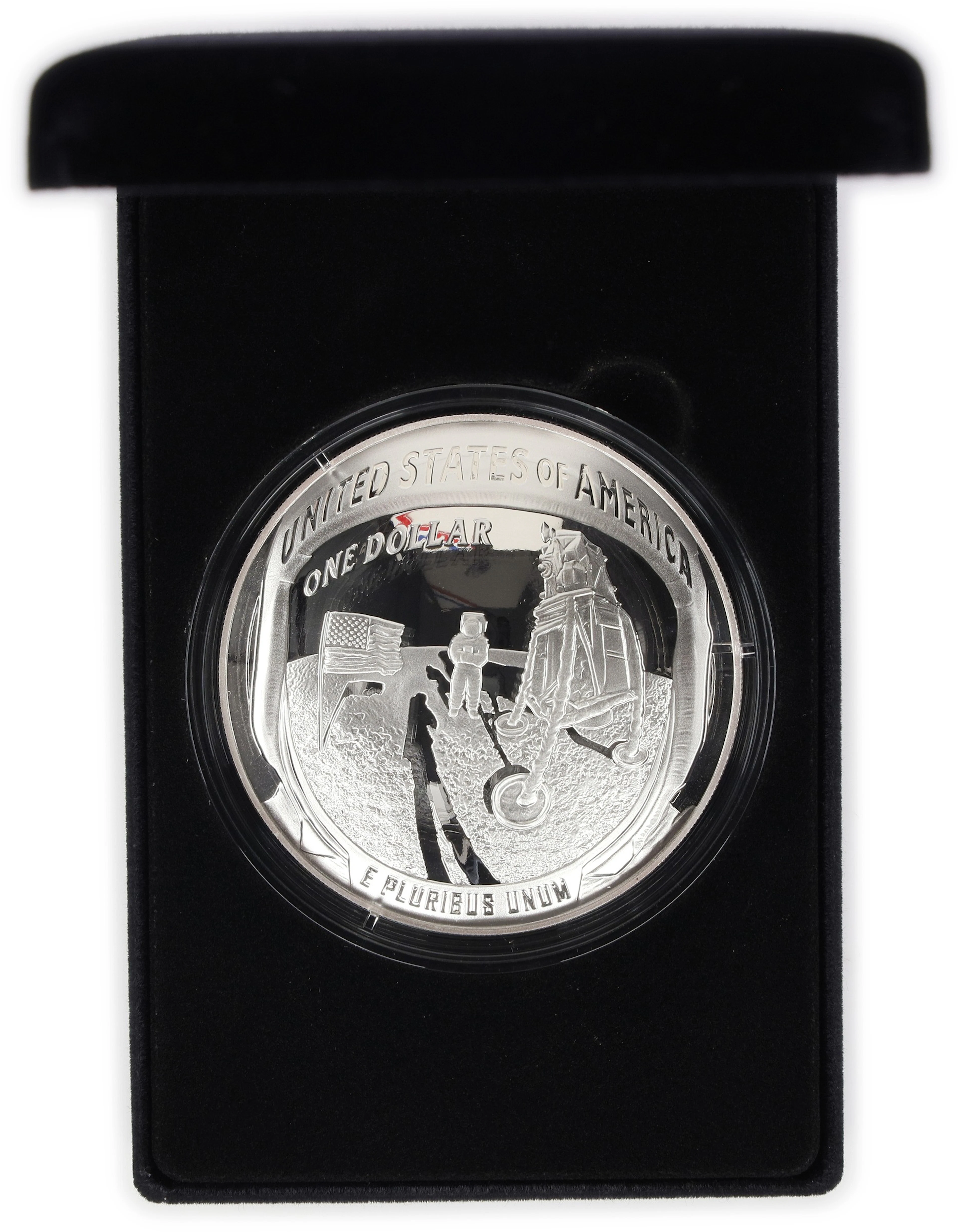 (5 oz, 155.52 g ASW). 2019-P Apollo 11 50th Anniversary 5 oz Commemorative
