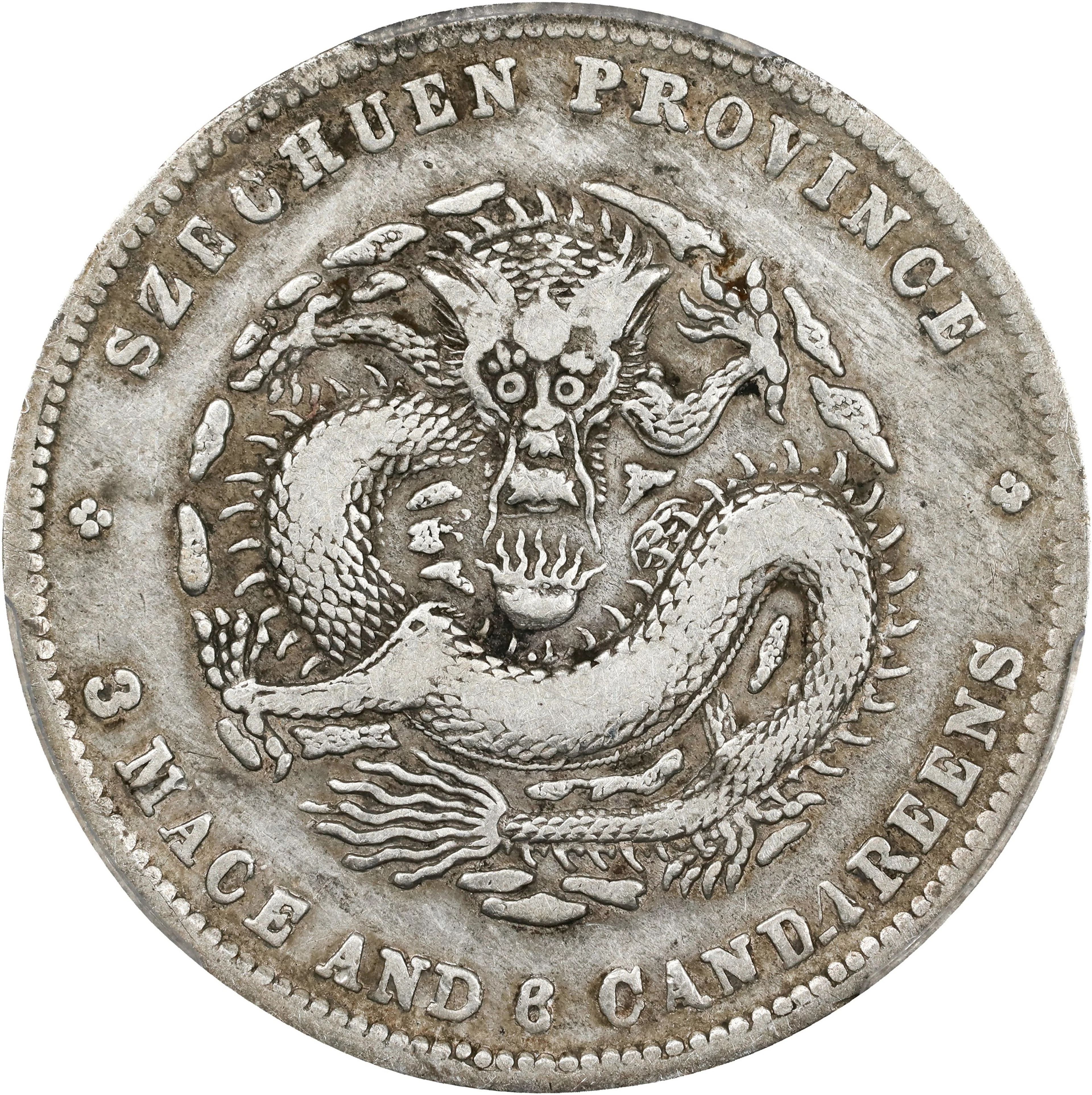 (t) CHINA. Szechuan. 3 Mace 6 Candareens (50 Cents), ND (1901-08).