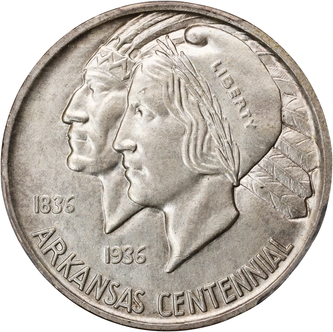 1939 Arkansas Centennial. MS-64 (PCGS).