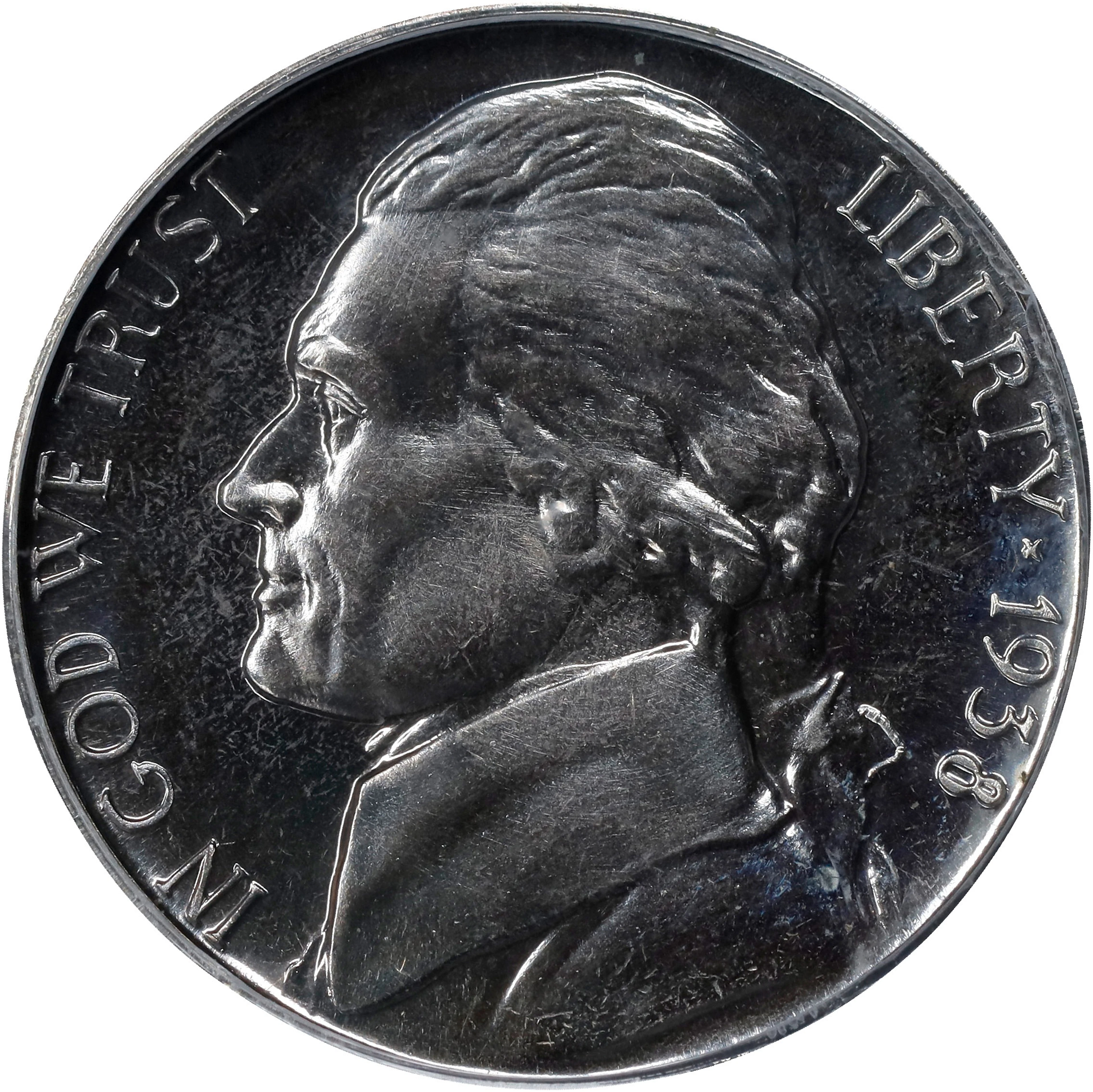 1938 Jefferson Nickel. Proof-66 (PCGS). OGH Generation 3.1.
