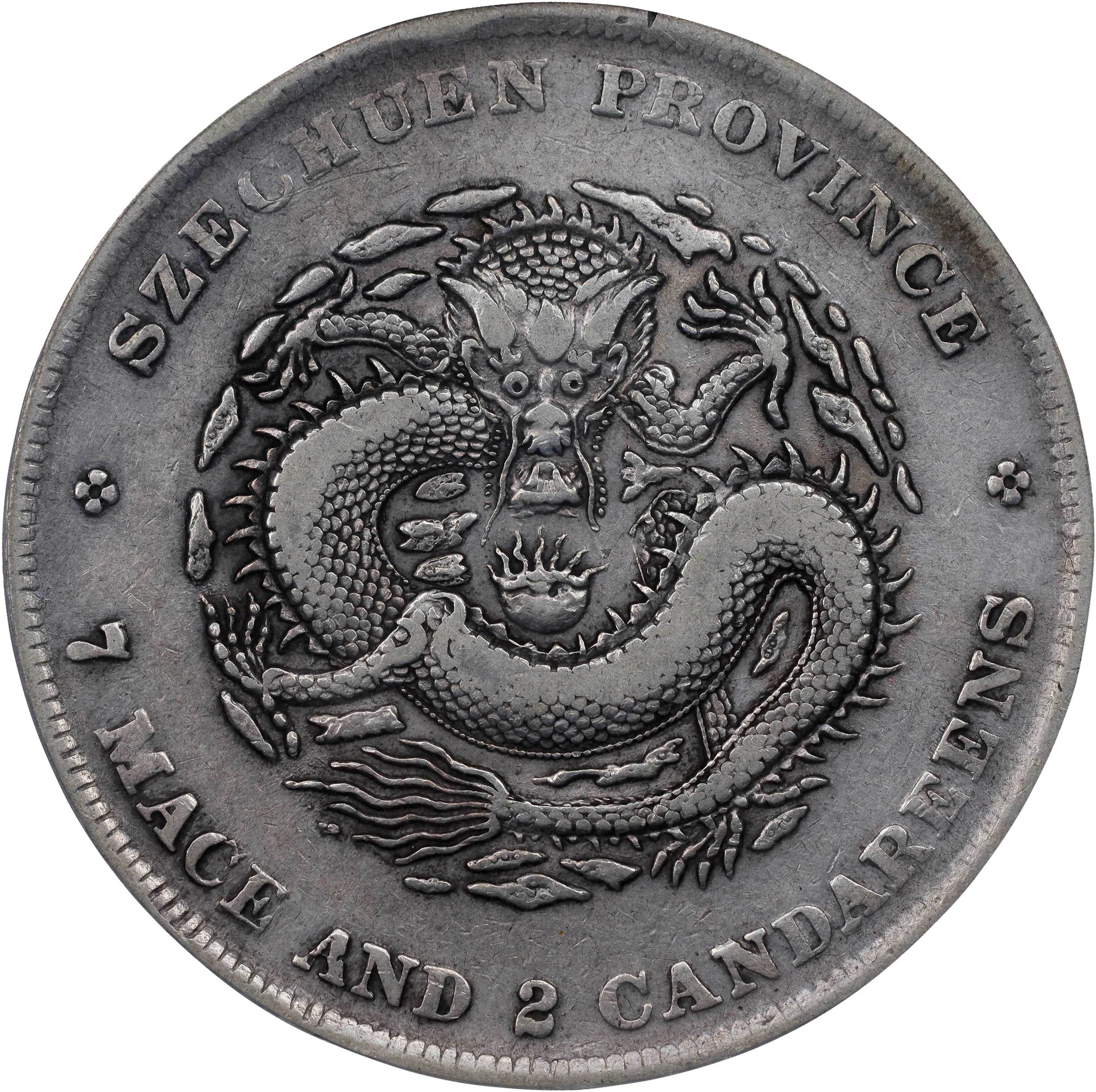 (t) CHINA. Szechuan. 7 Mace 2 Candareens (Dollar), ND (1901-08). Chengdu