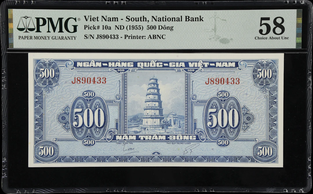 VIETNAM, SOUTH. National Bank of Vietnam. 500 Dong, ND (1955). P-10a.